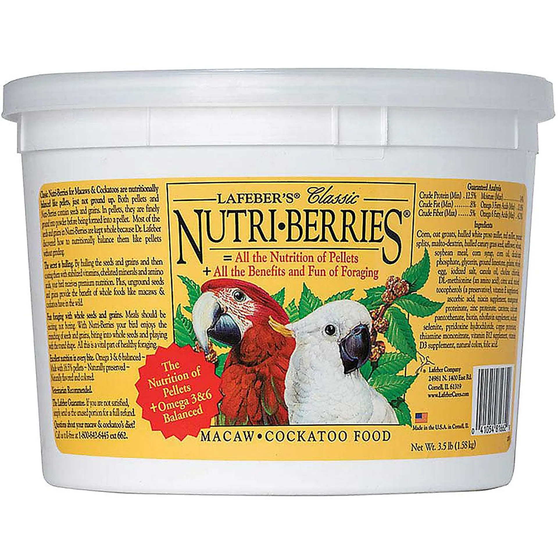 Lafeber's® Nutri-Berries Macaw and Cockatoo Food