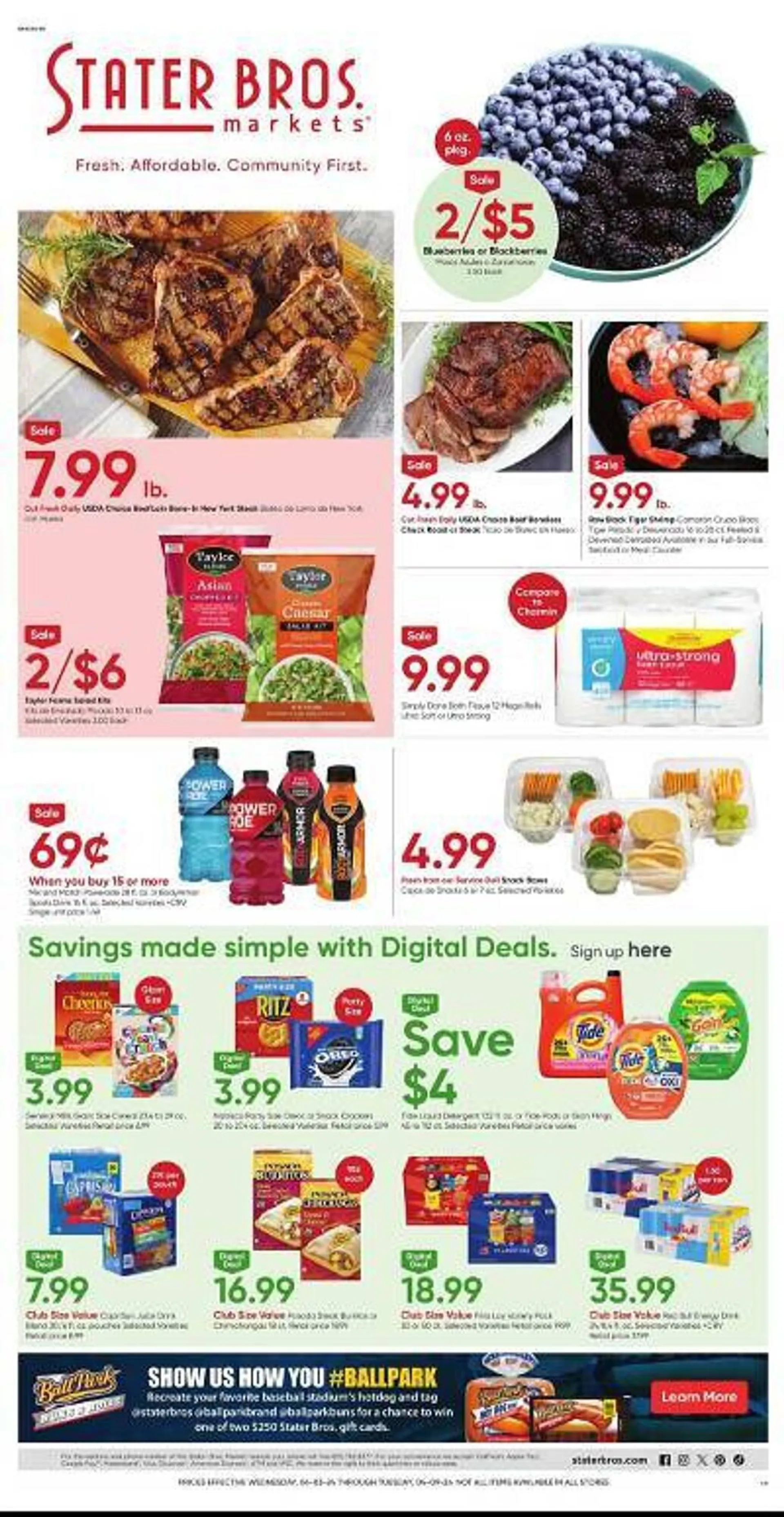 Weekly ad Stater Bros Weekly Ad from April 3 to April 9 2024 - Page 