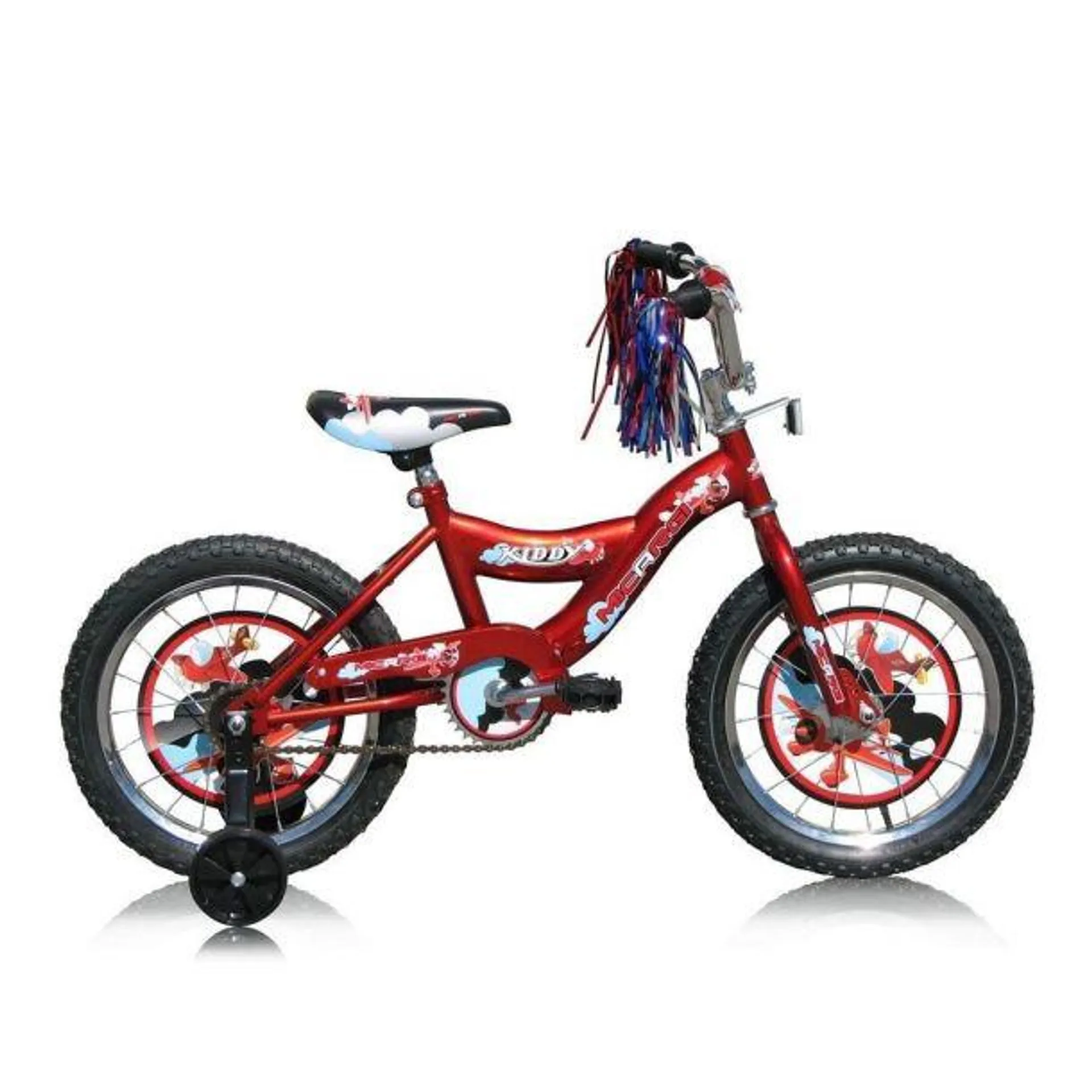 Micargi Kiddy Boys 16" Bike with Training Wheels - Red