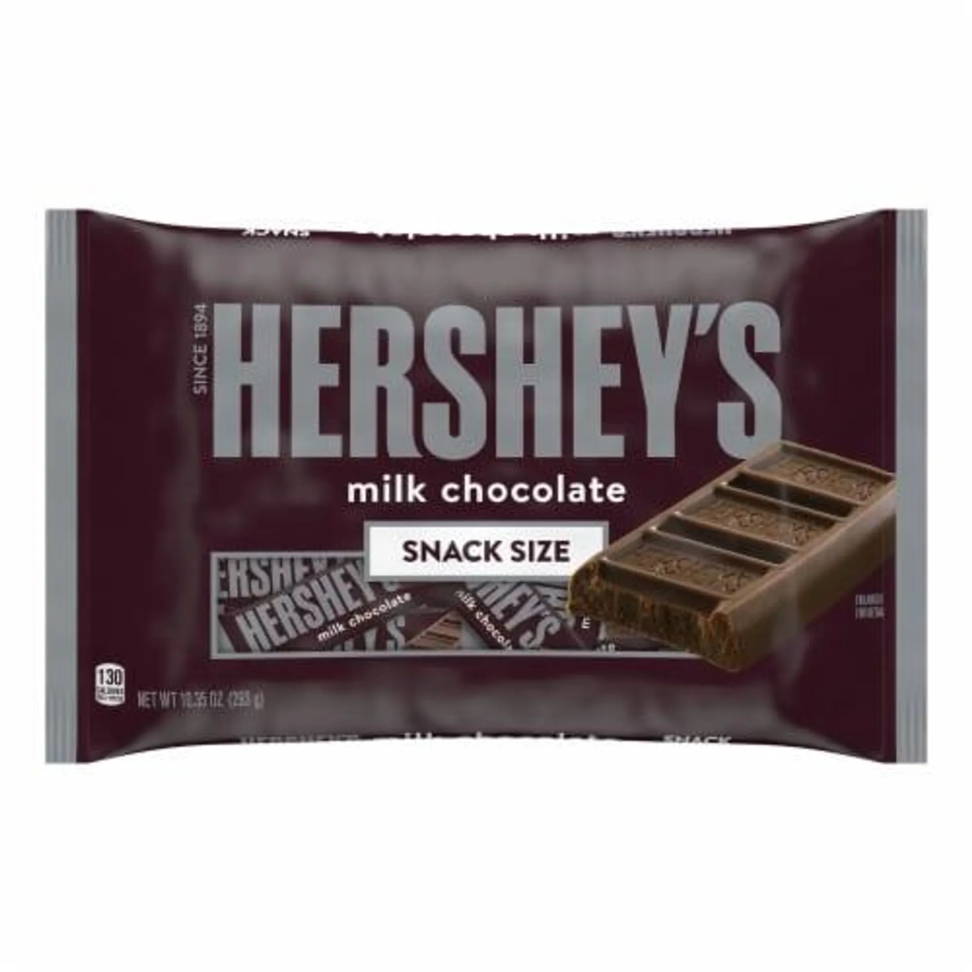 HERSHEY'S Milk Chocolate Snack Size Candy Bag