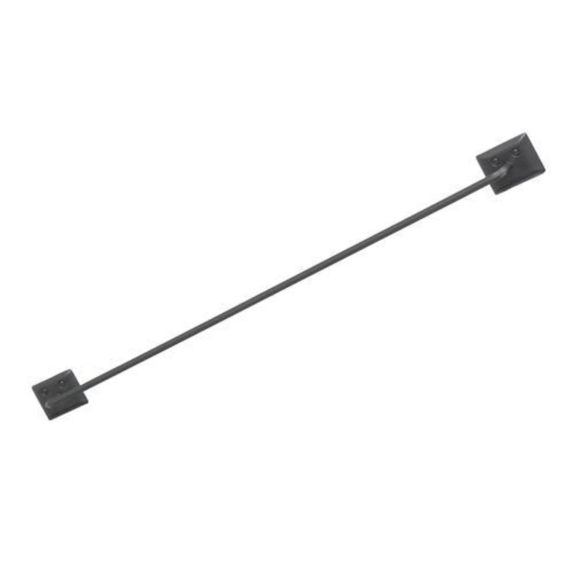 Decko 24" Matte Black Towel Bar