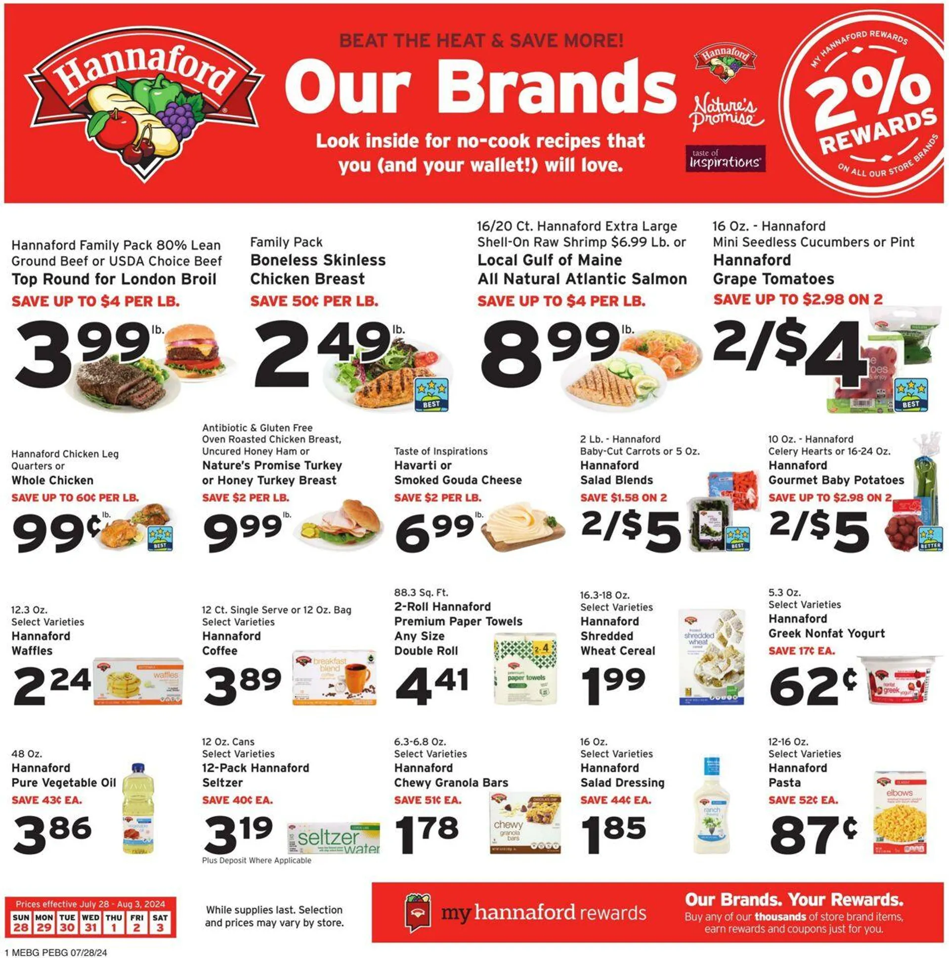 Hannaford Current weekly ad - 1