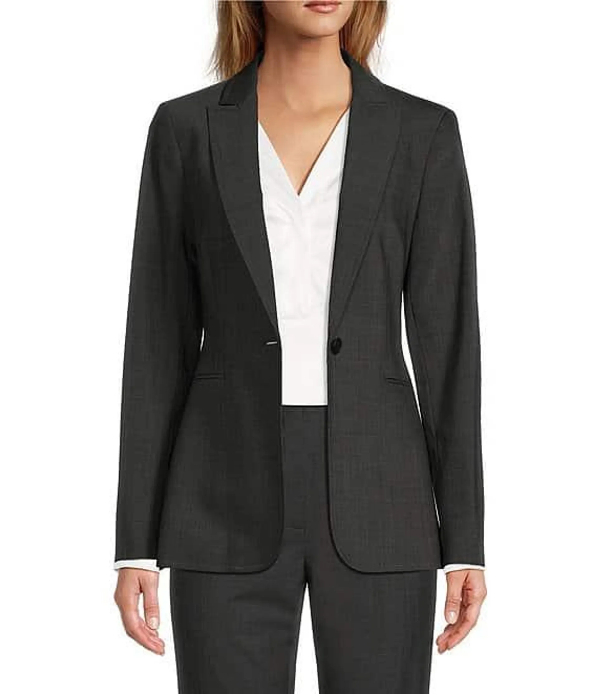 Brenda Peaked Lapel Collar Blazer