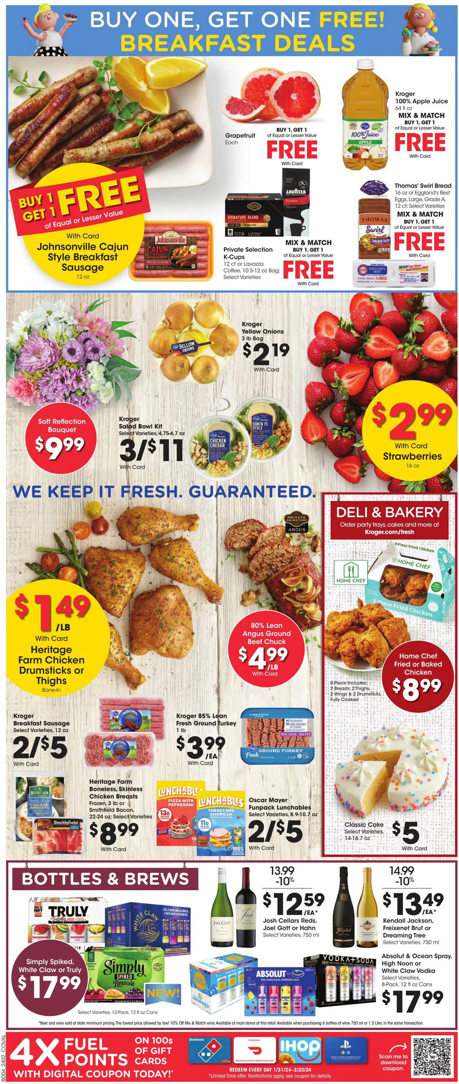 Weekly ad Kroger Current weekly ad from February 14 to February 20 2024 - Page 9