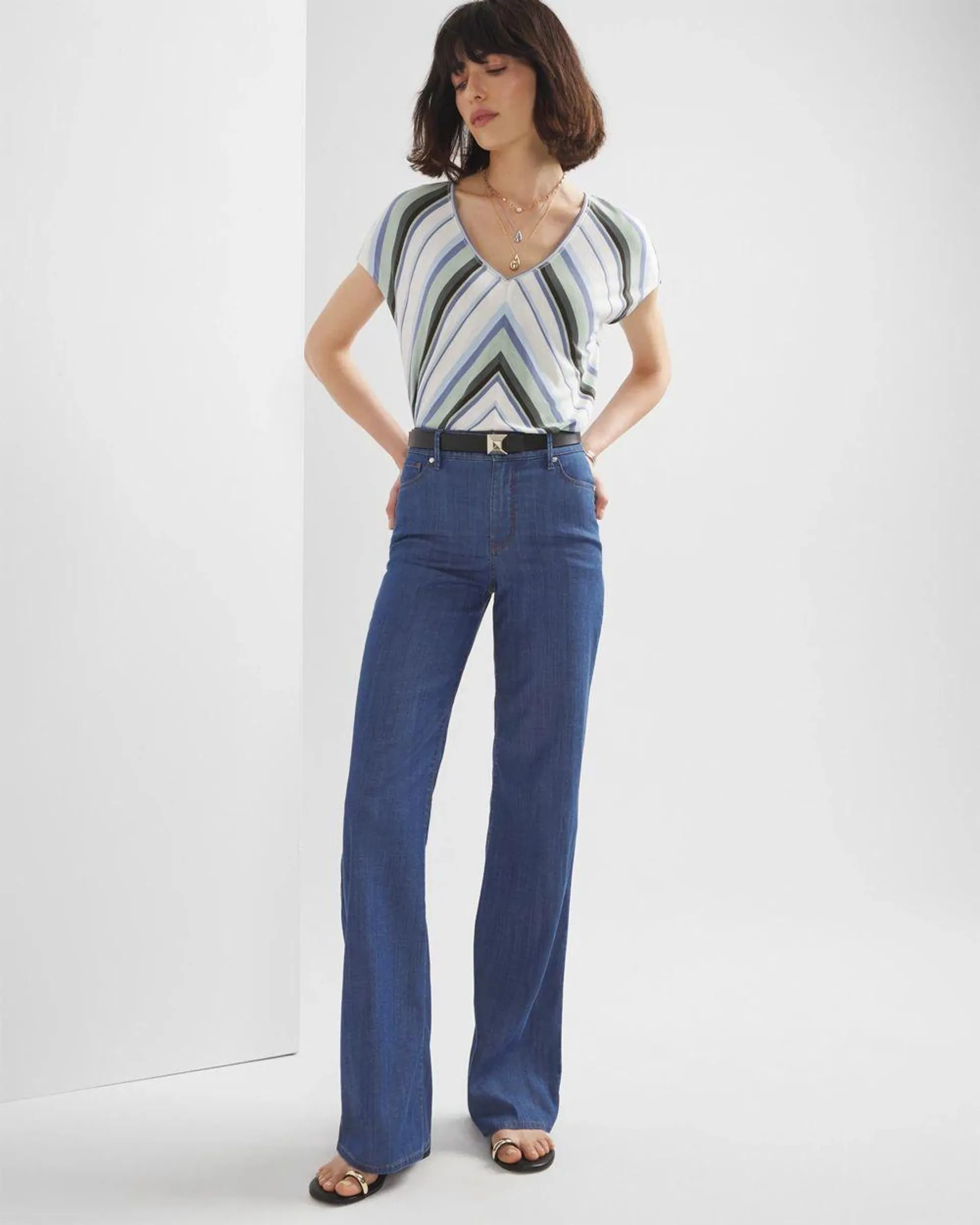 High-Rise Wide-Leg Jeans