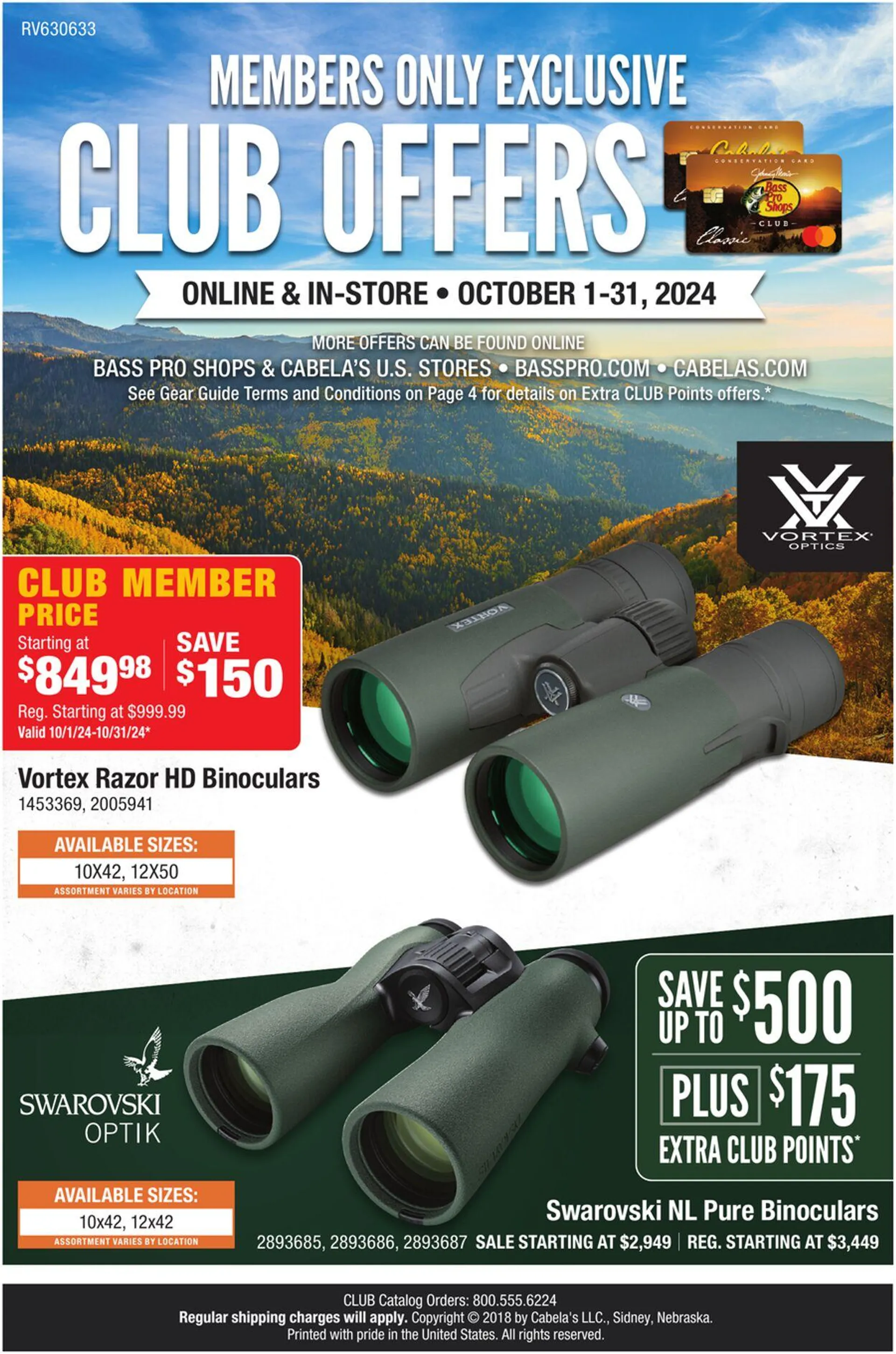 Weekly ad Bass Pro Current weekly ad from October 1 to October 31 2024 - Page 1