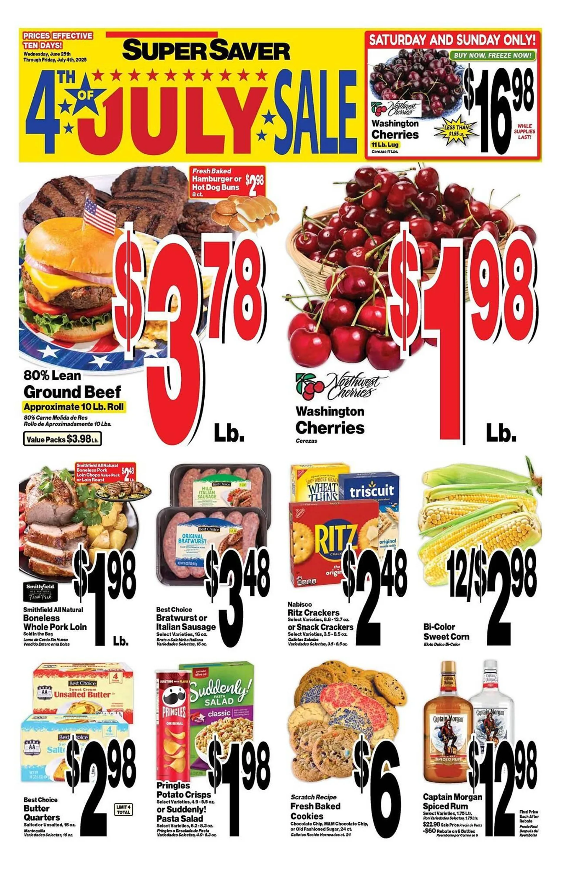 Weekly ad Super Saver Weekly Ad from June 25 to July 4 2025 - Page 1