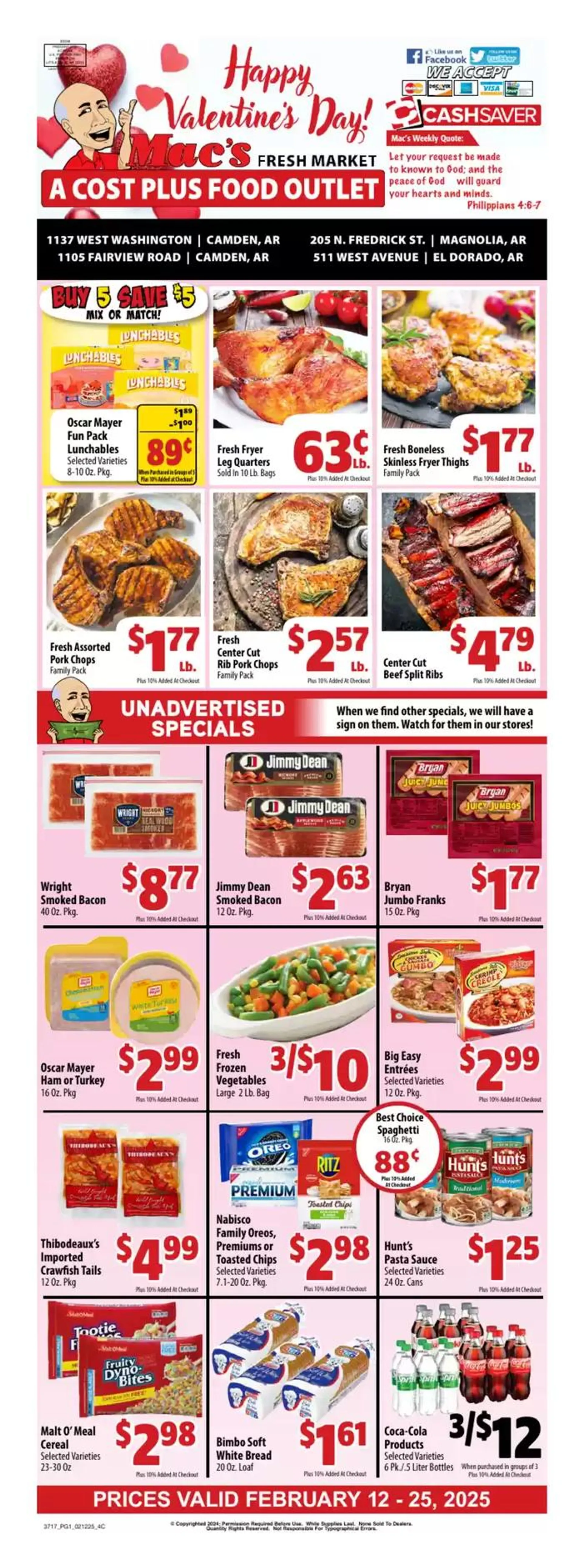 Exclusive bargains - 1