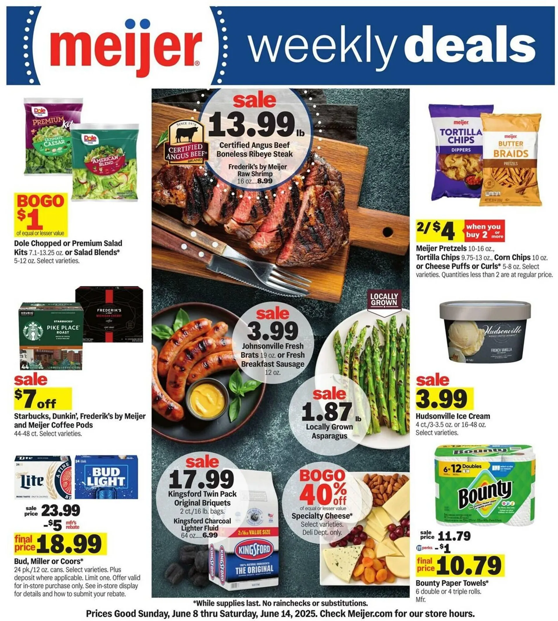 Weekly ad Meijer Weekly Ad from June 8 to June 14 2025 - Page 1