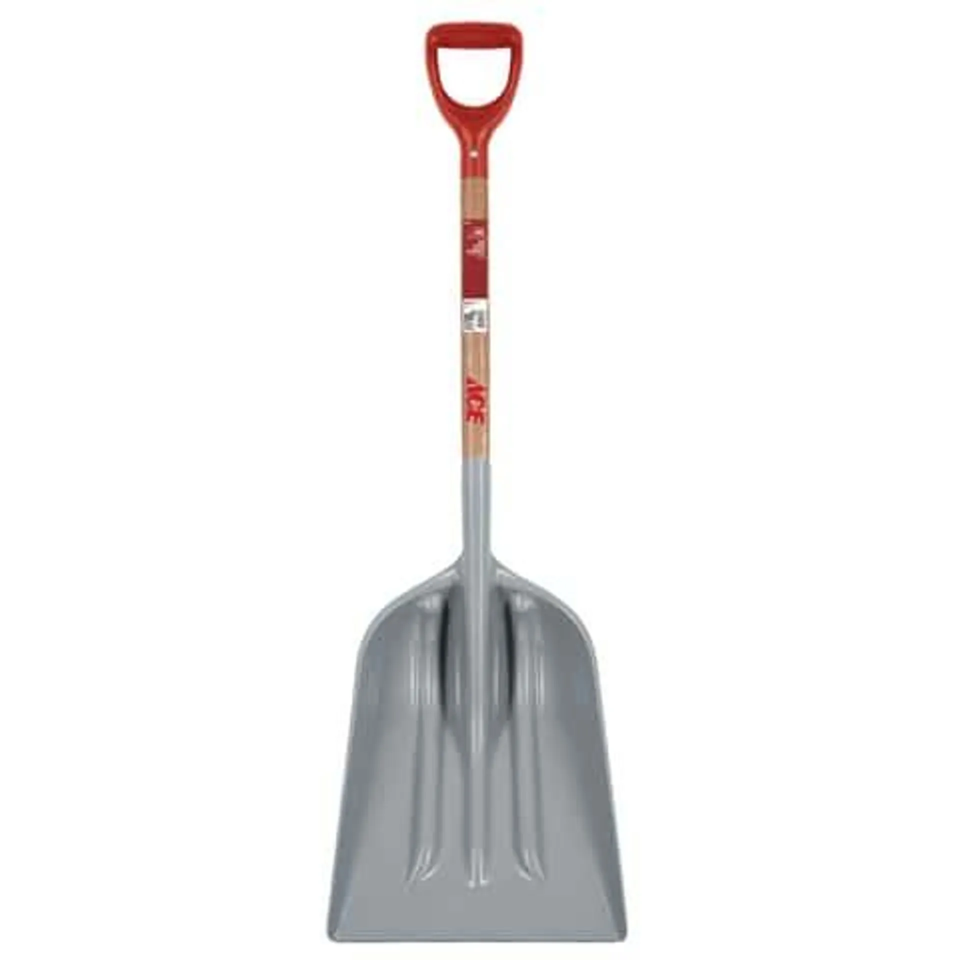 Ace 46.5 in. Plastic Scoop General Purpose Shovel Wood Handle