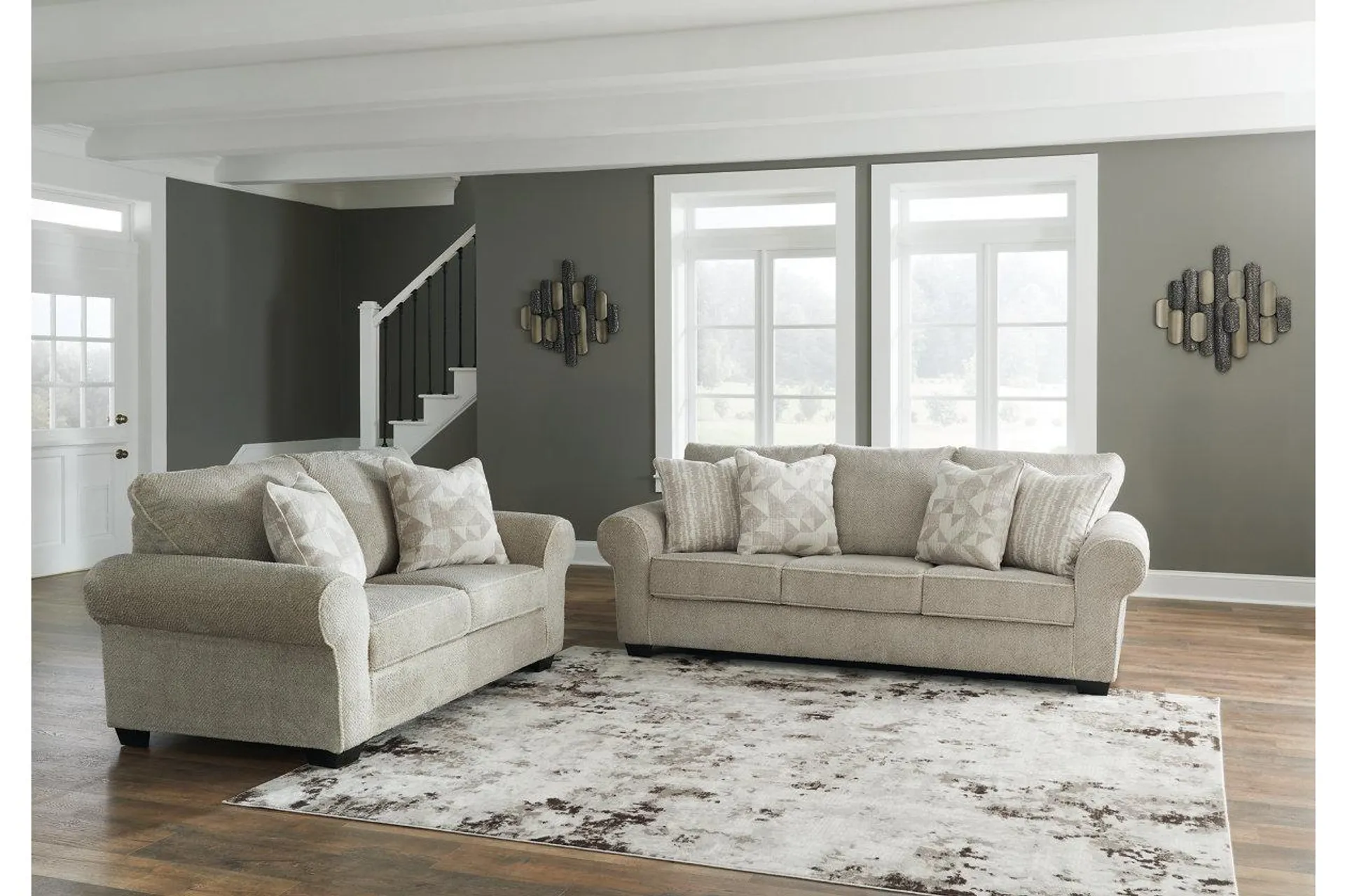 Discota Sofa and Loveseat