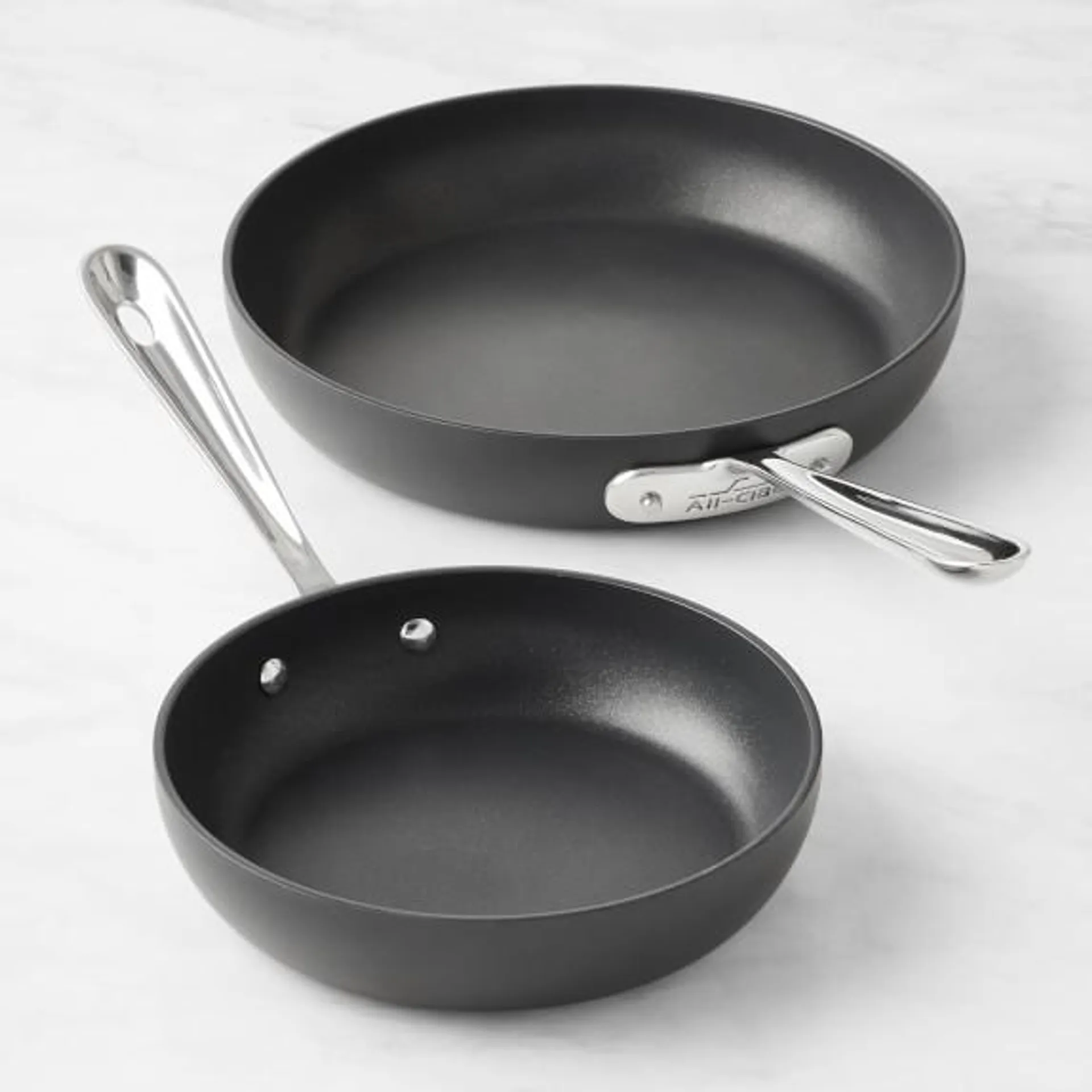 All-Clad HA1 Hard Anodized Nonstick Fry Pan Set