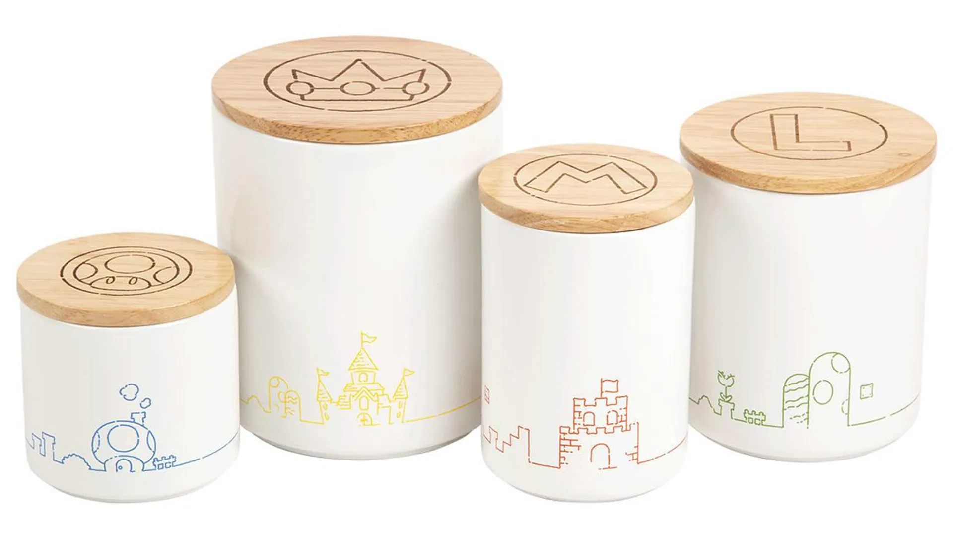 Super Mario™ Home Collection - Ceramic Containers (Set of 4)