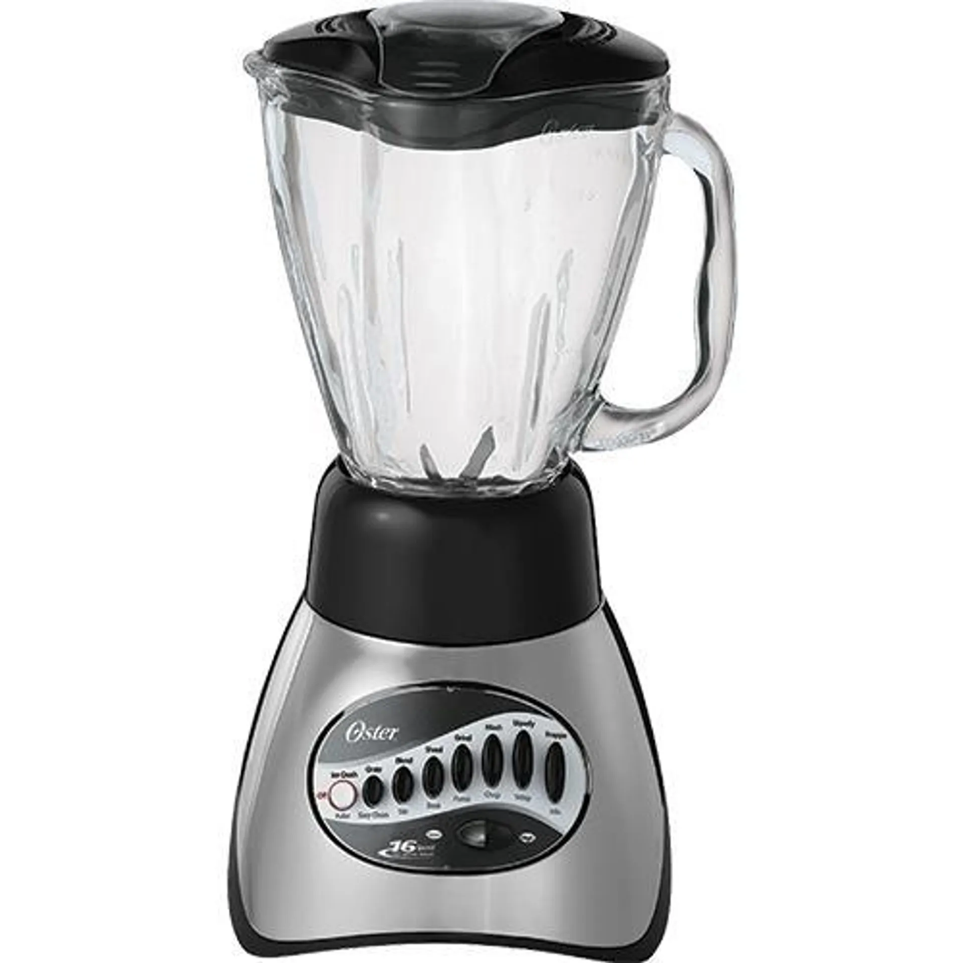 40 oz. 16-Speed Brushed Nickel Countertop Classic Series Blender With Crush Pro 4® Blade