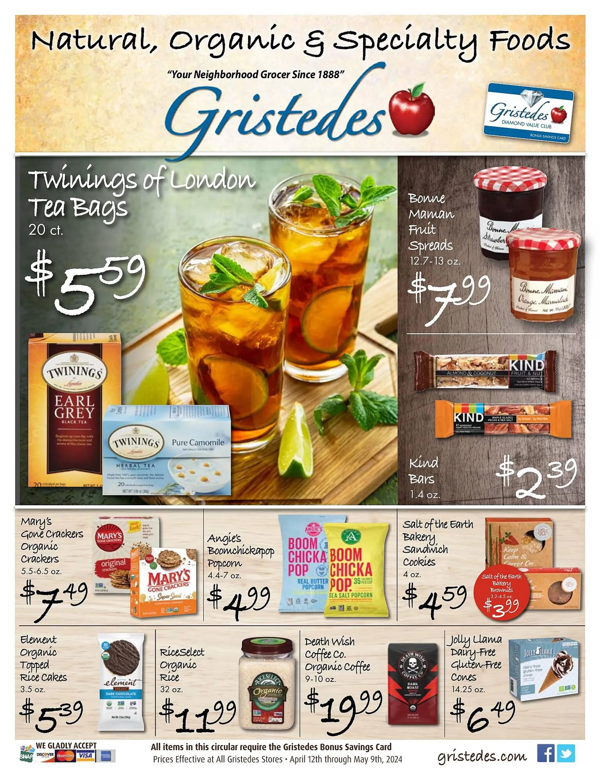 Weekly ad Gristedes Weekly Ad from April 12 to May 9 2024 - Page 