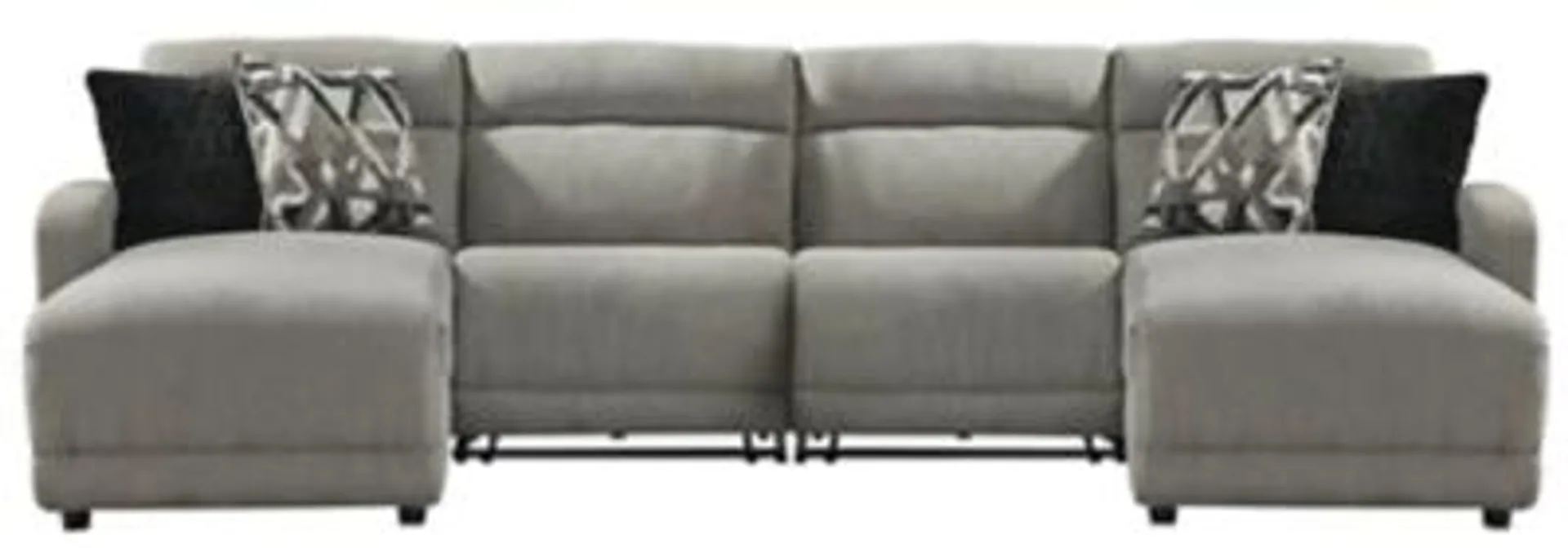 Colleyville 4-Piece Power Reclining Modular Sectional with 2 Reclining Seats and Chaises