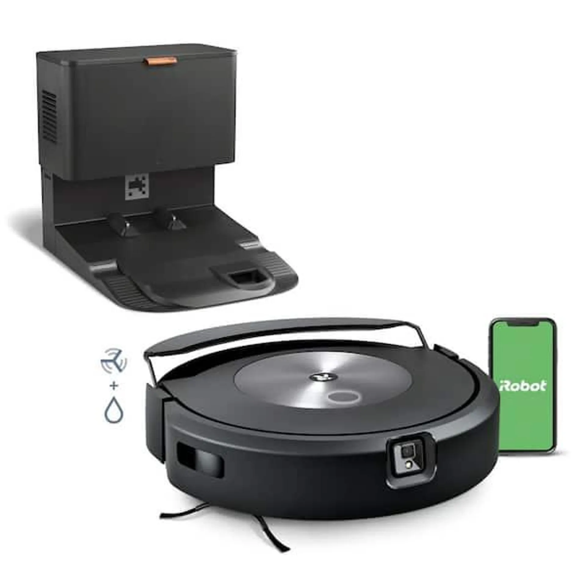 Roomba Combo J7+ Self Emptying Robot Vacuum & Mop with Smart Mapping, Identifies & Avoids Obstacles