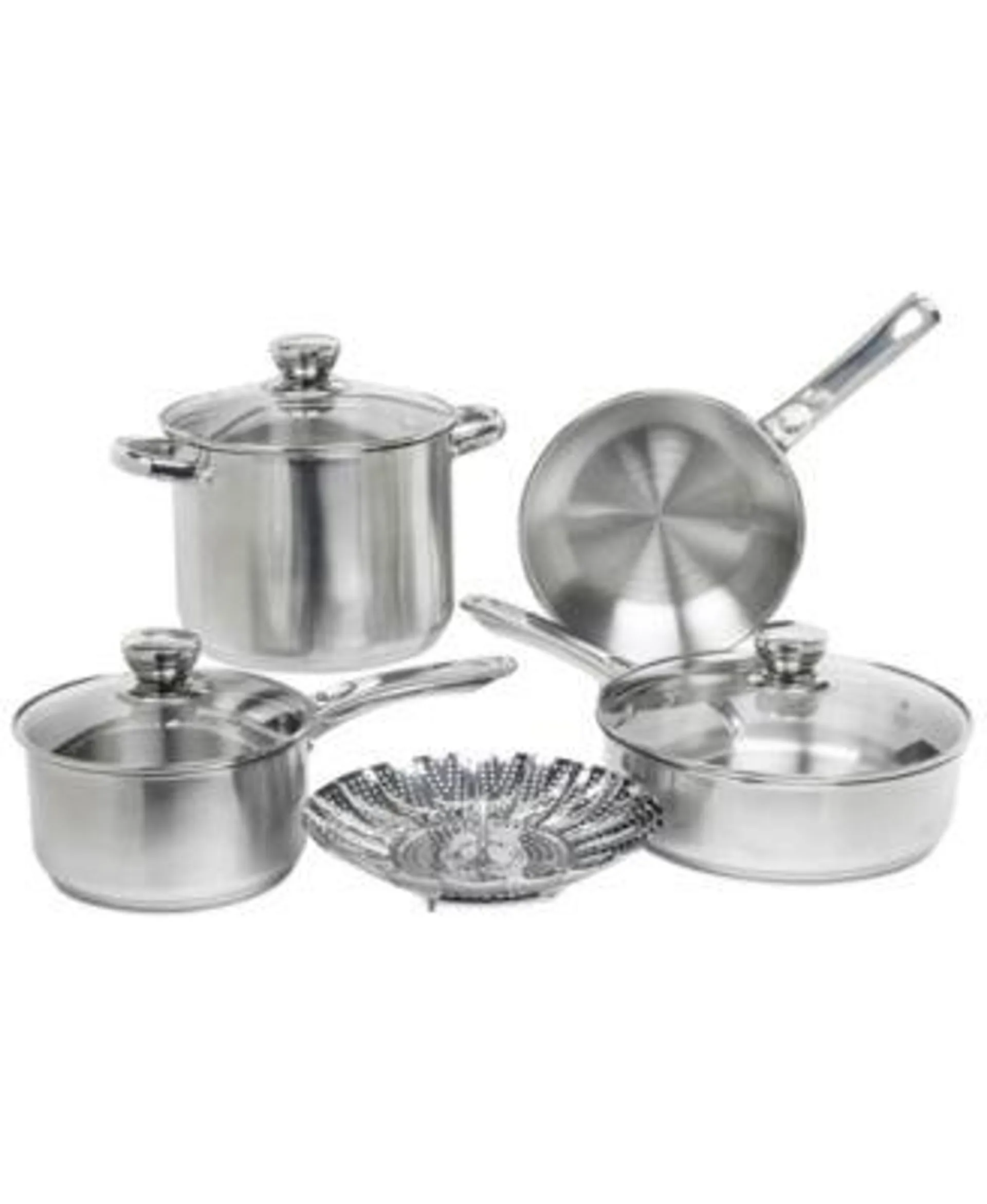 Stainless Steel 8-Pc. Cookware Set