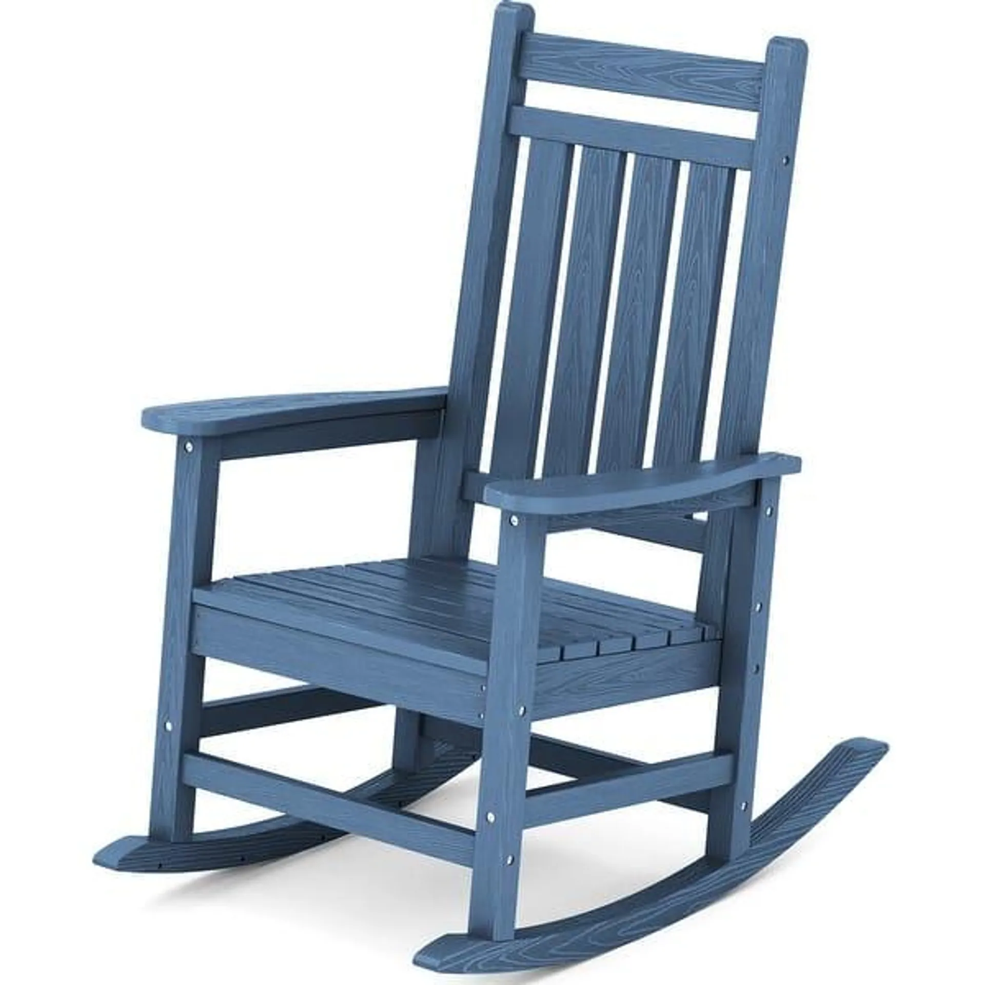 Modern High-Back Rocking Adirondack Chair All Weather