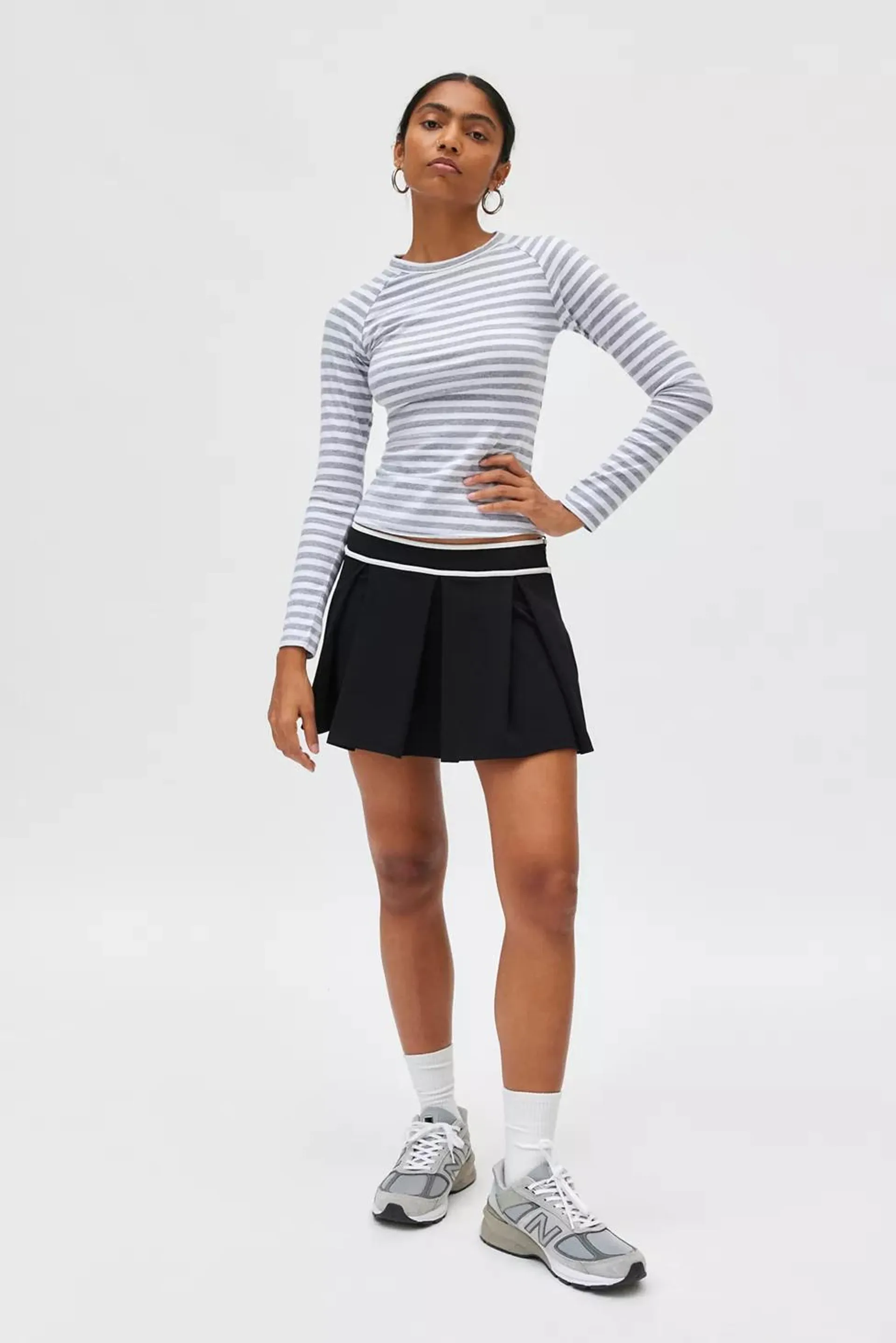 UO Athletic Pleated Mini Skirt