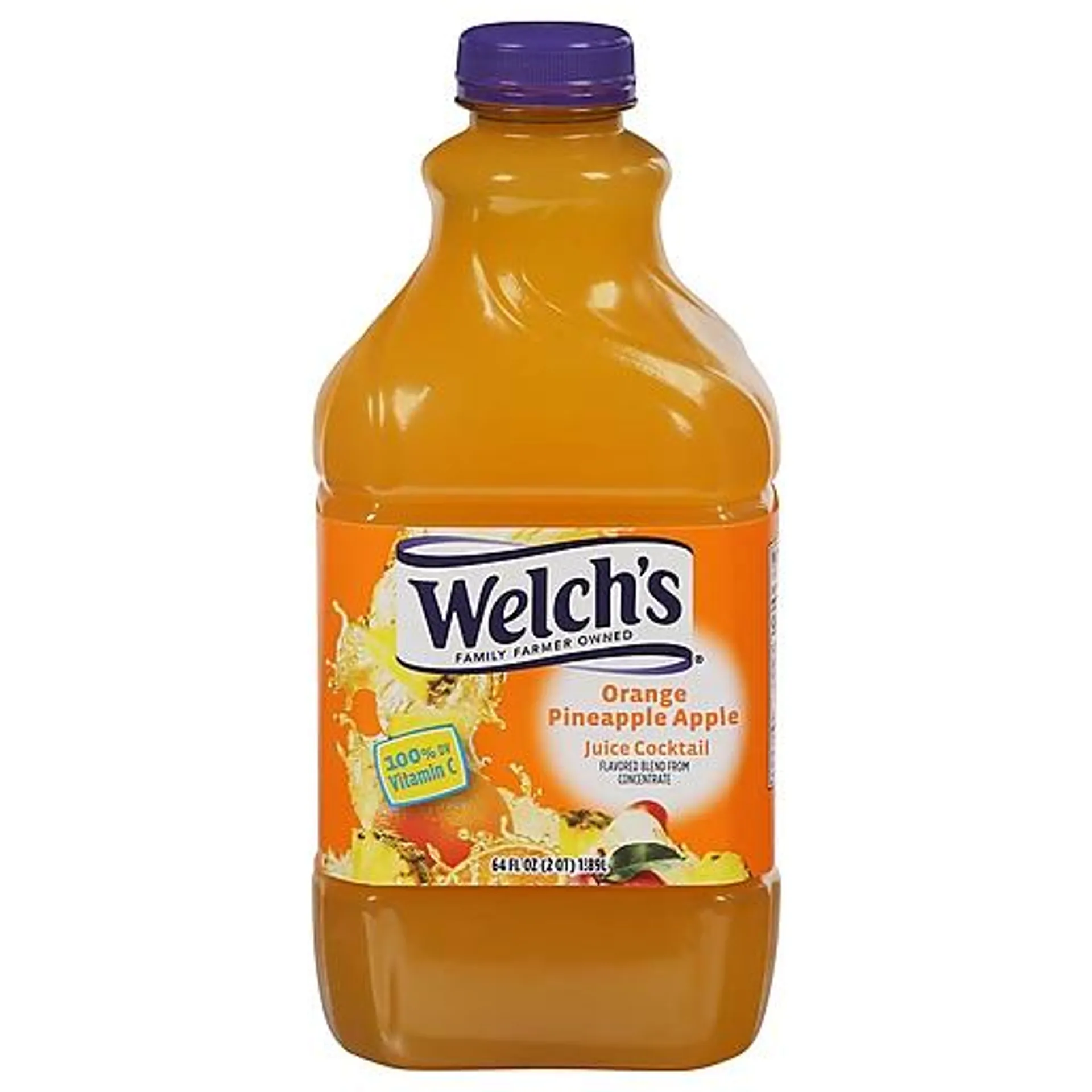 Welch's Juice Cocktail, Orange Pineapple Apple 64 fl oz