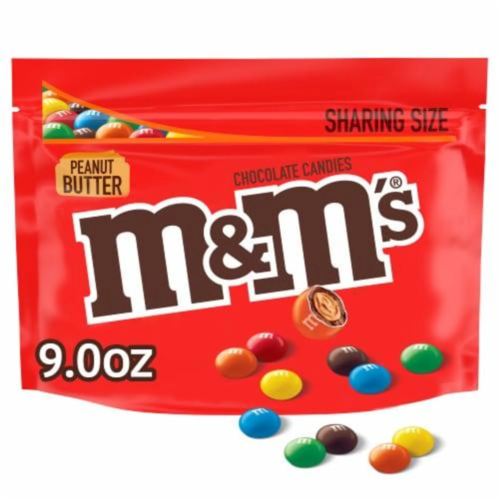 M&M'S Peanut Butter Milk Chocolate Candy Sharing Size Bag