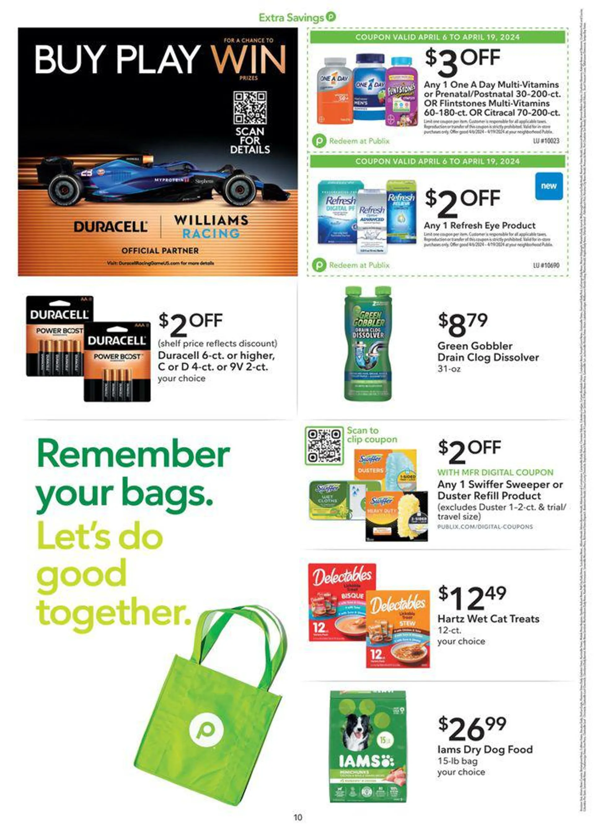 Weekly ad Publix Extra Savings from April 8 to April 19 2024 - Page 10