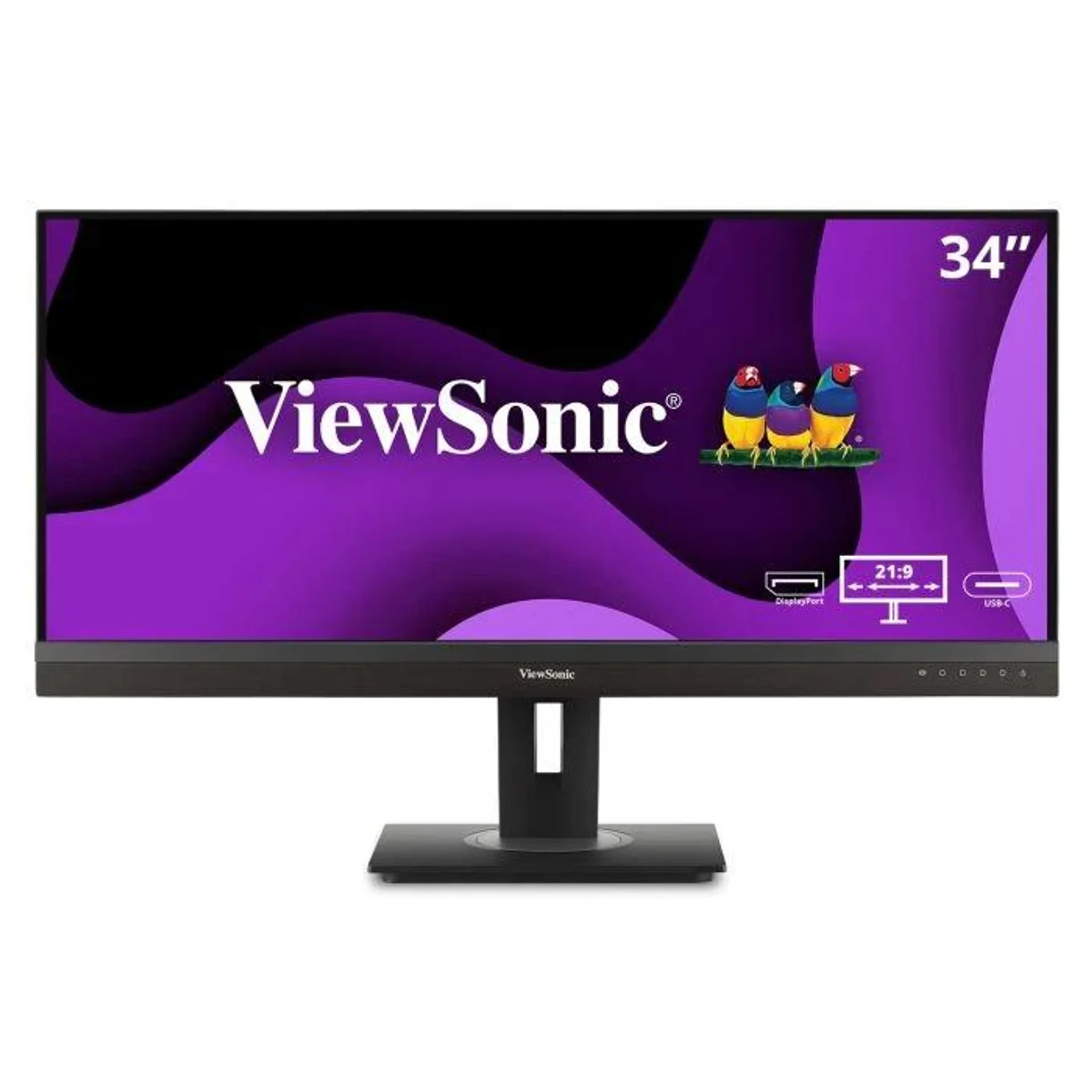 VG3456A - 34" 1440p Ergonomic 21:9 Docking Monitor with USB C (100w) and RJ45