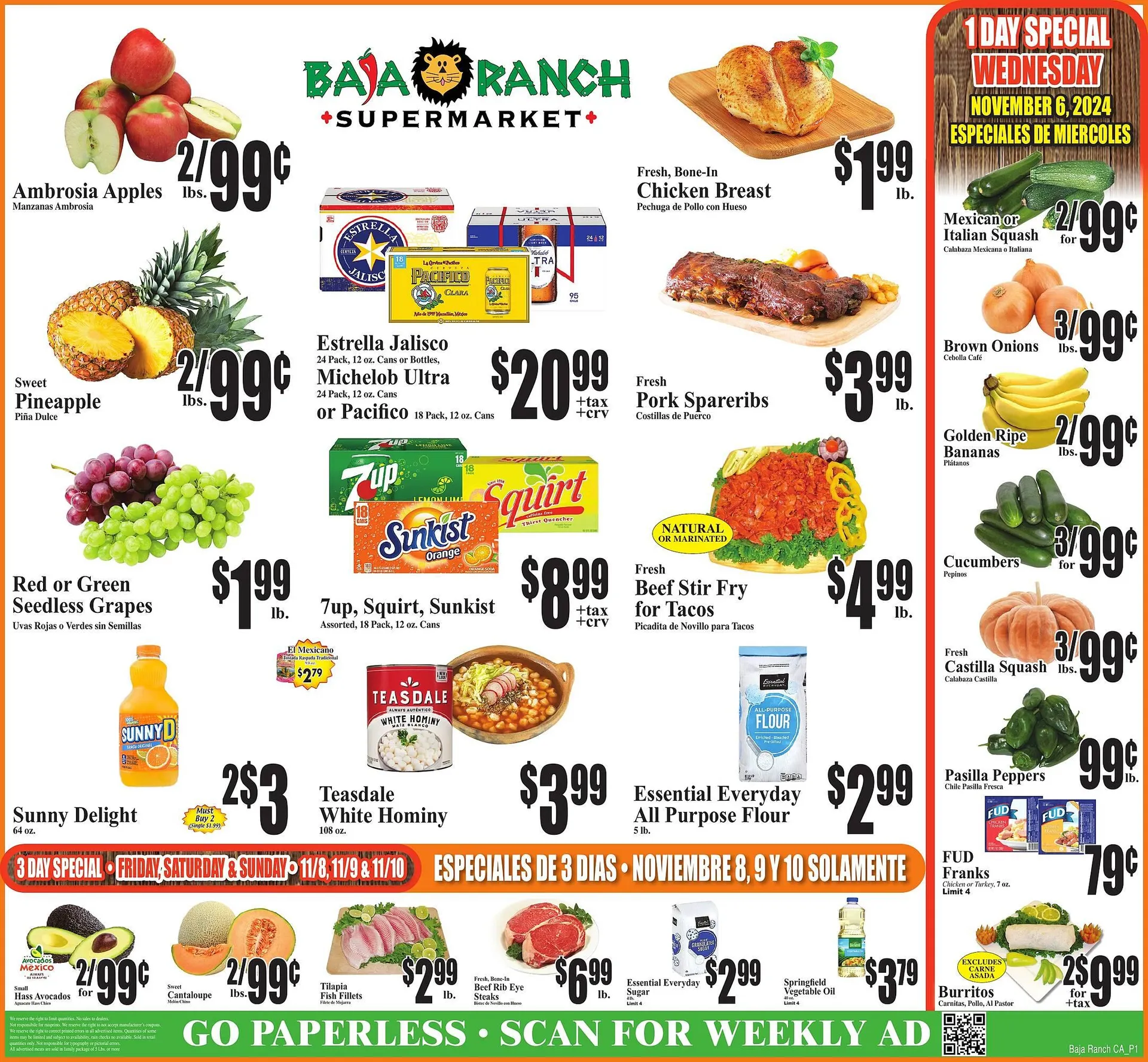 Baja Ranch Weekly Ad - 1