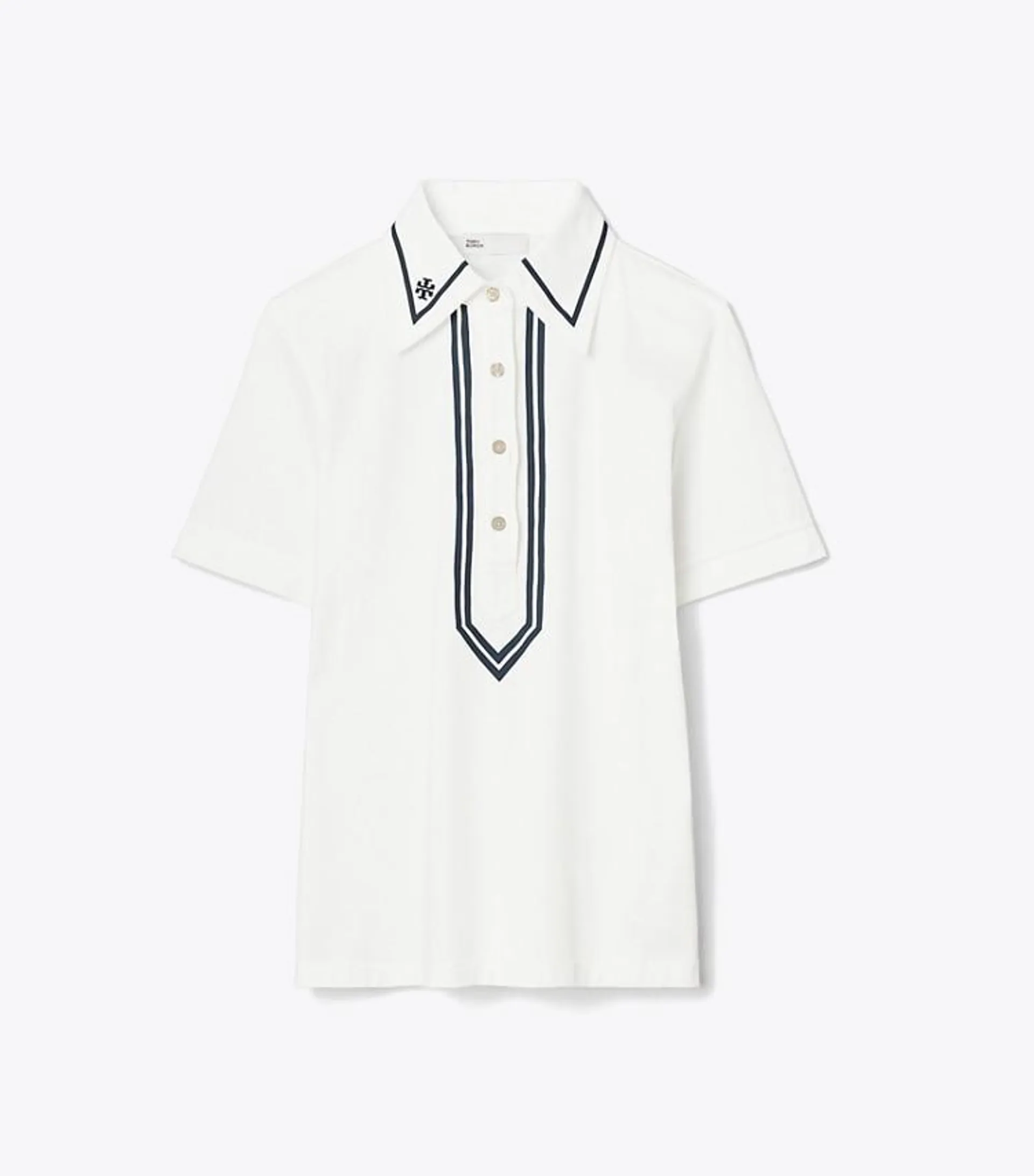 MERCERIZED COTTON RETRO POLO