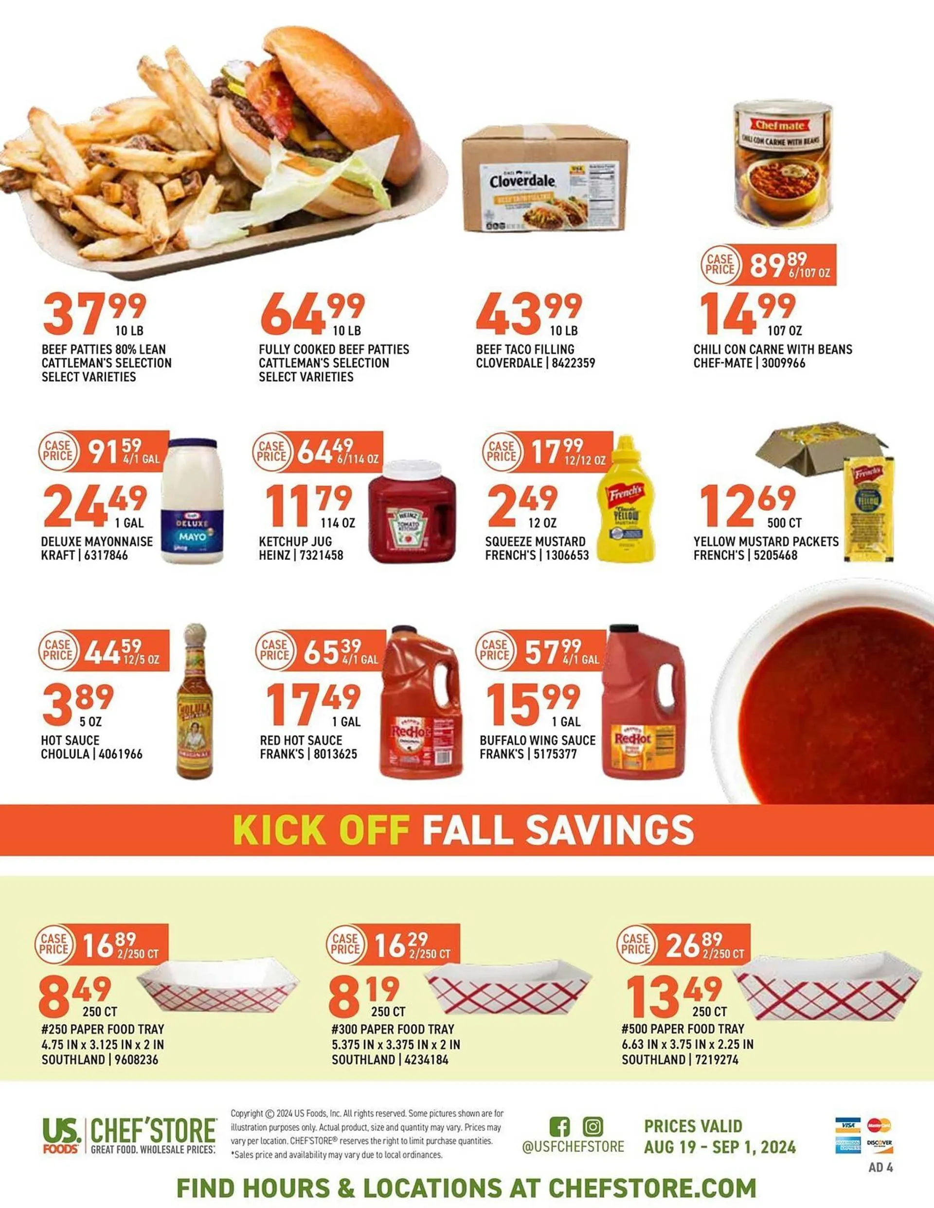 US Foods Chefs Store Weekly Ad - 4