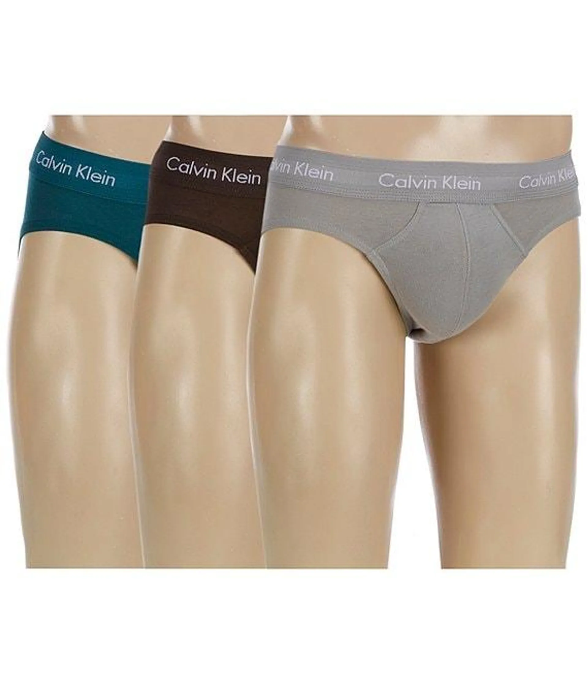 Cotton Stretch Solid Hip Briefs 3-Pack