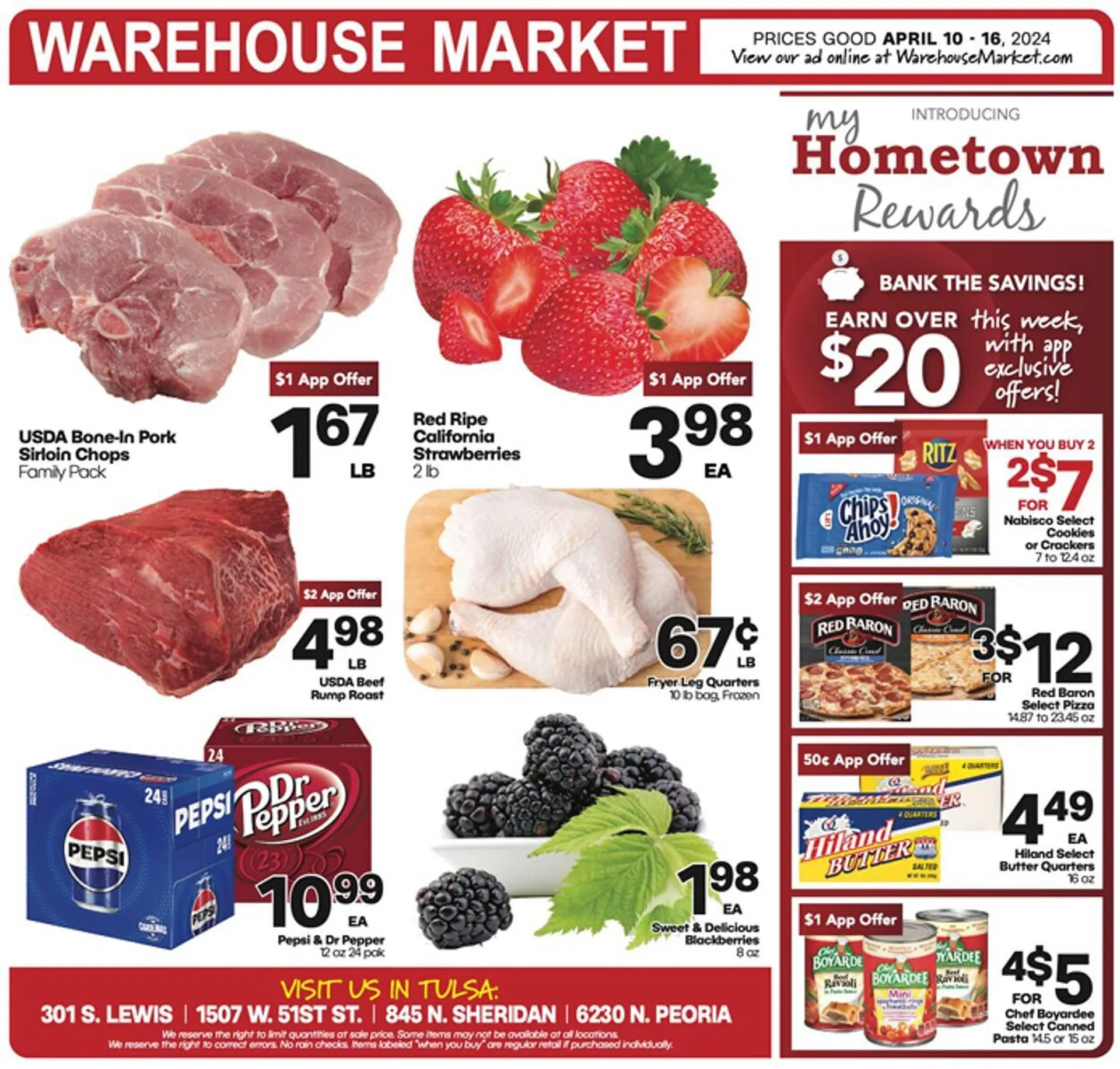 Weekly ad Warehouse Market Weekly Ad from April 10 to April 16 2024 - Page 