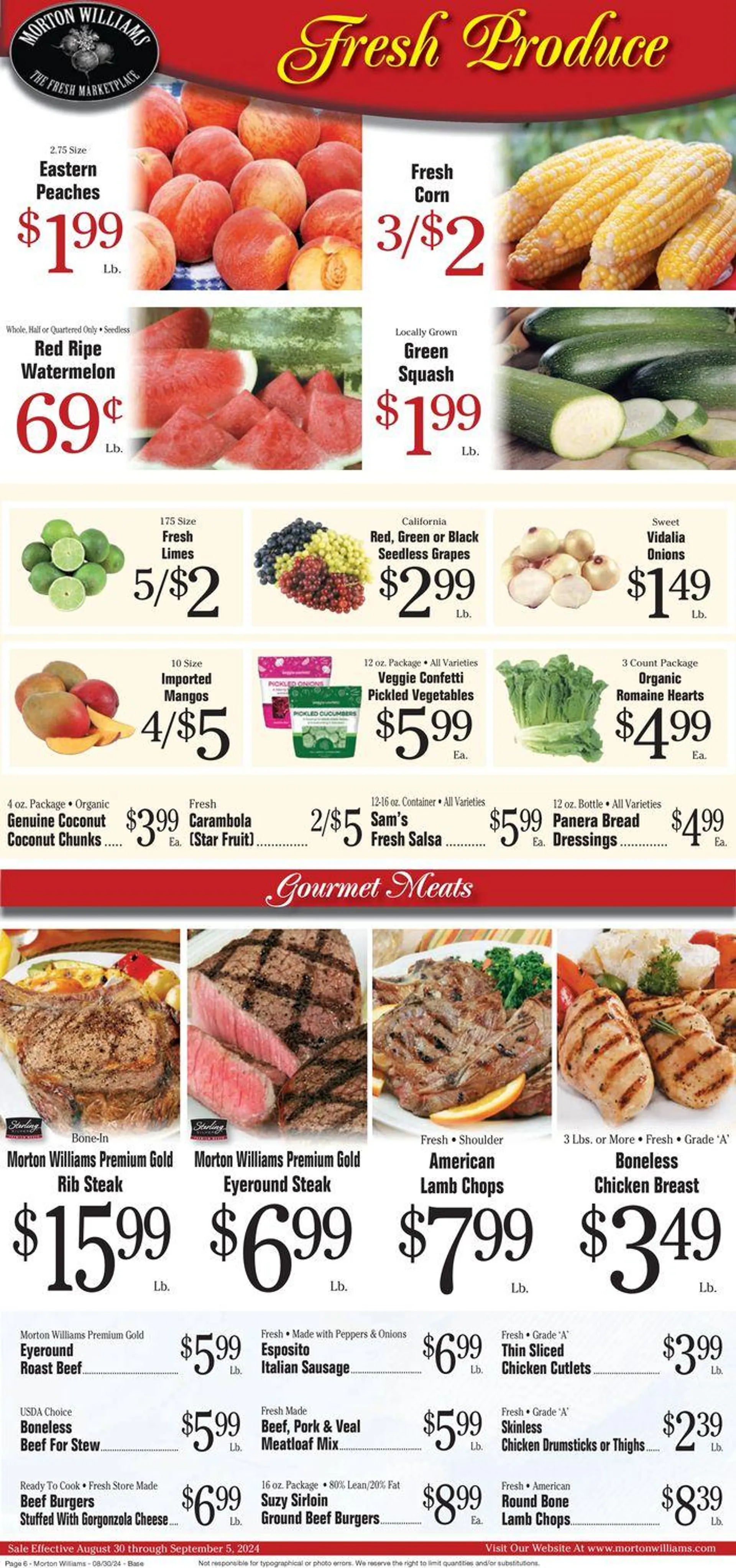 Weekly ad Morton Williams Weekly Specials from August 30 to September 13 2024 - Page 6