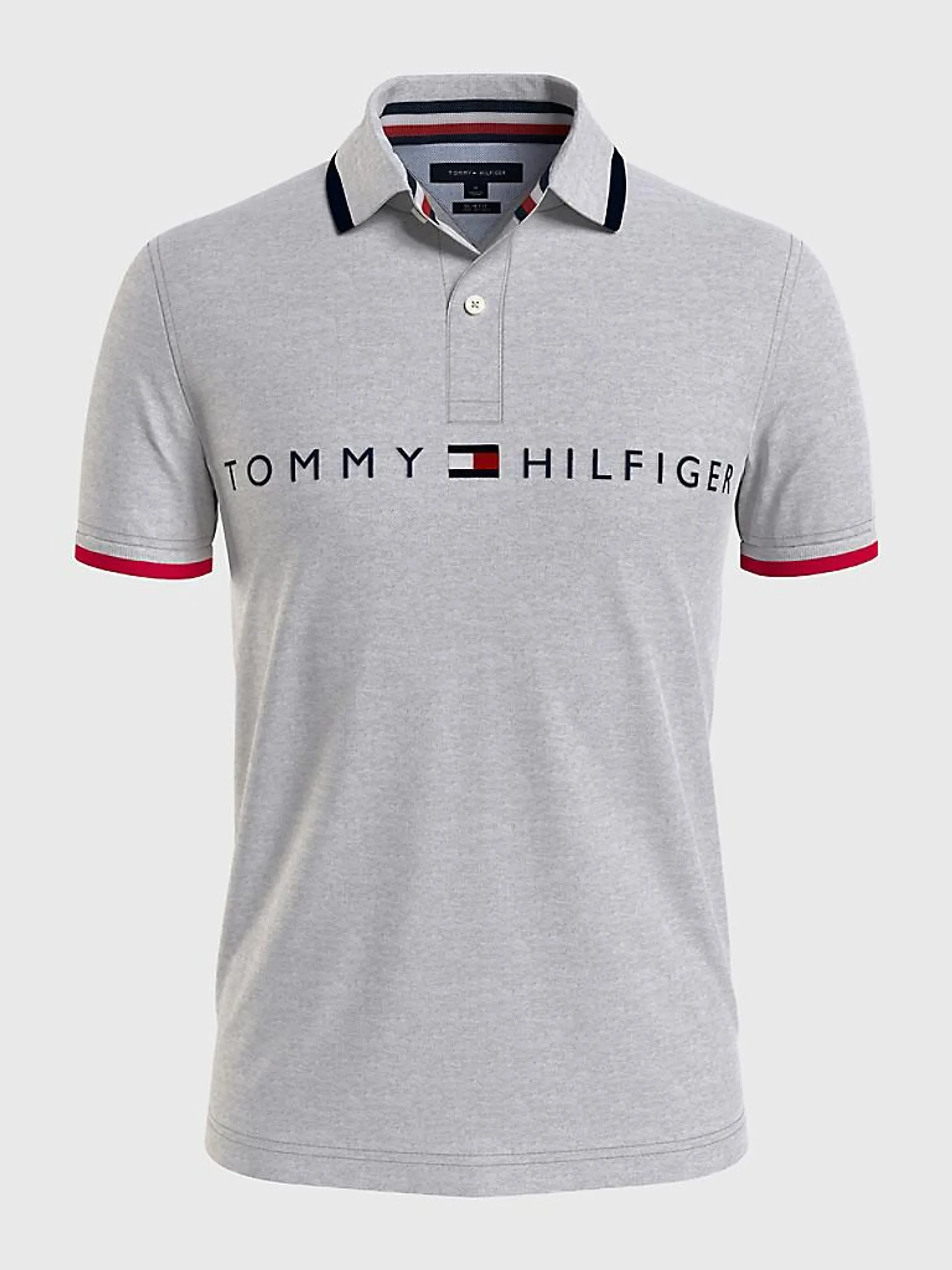 Slim Fit Tommy Logo Polo