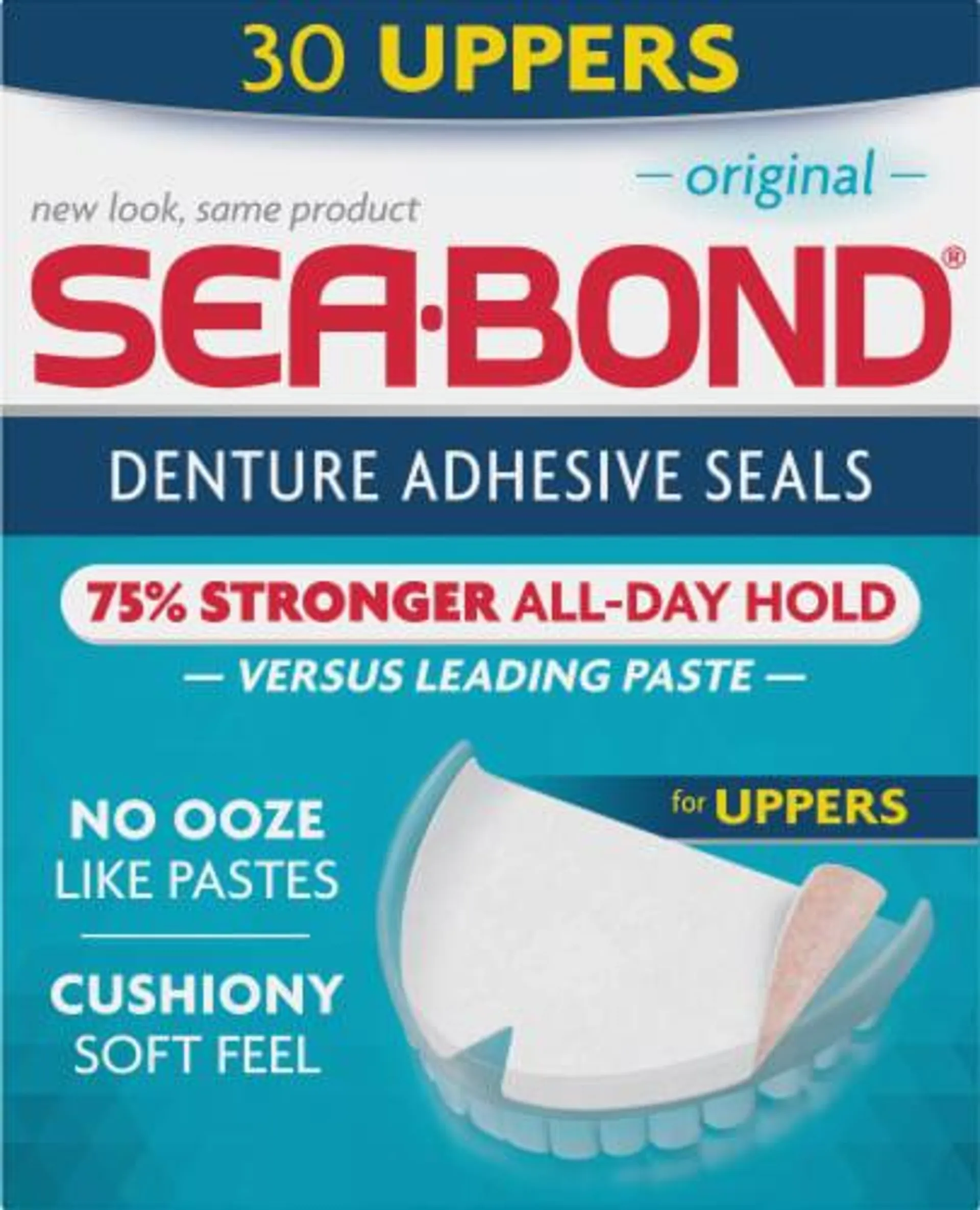Sea-Bond Upper Adhesive Denture Seals, Original