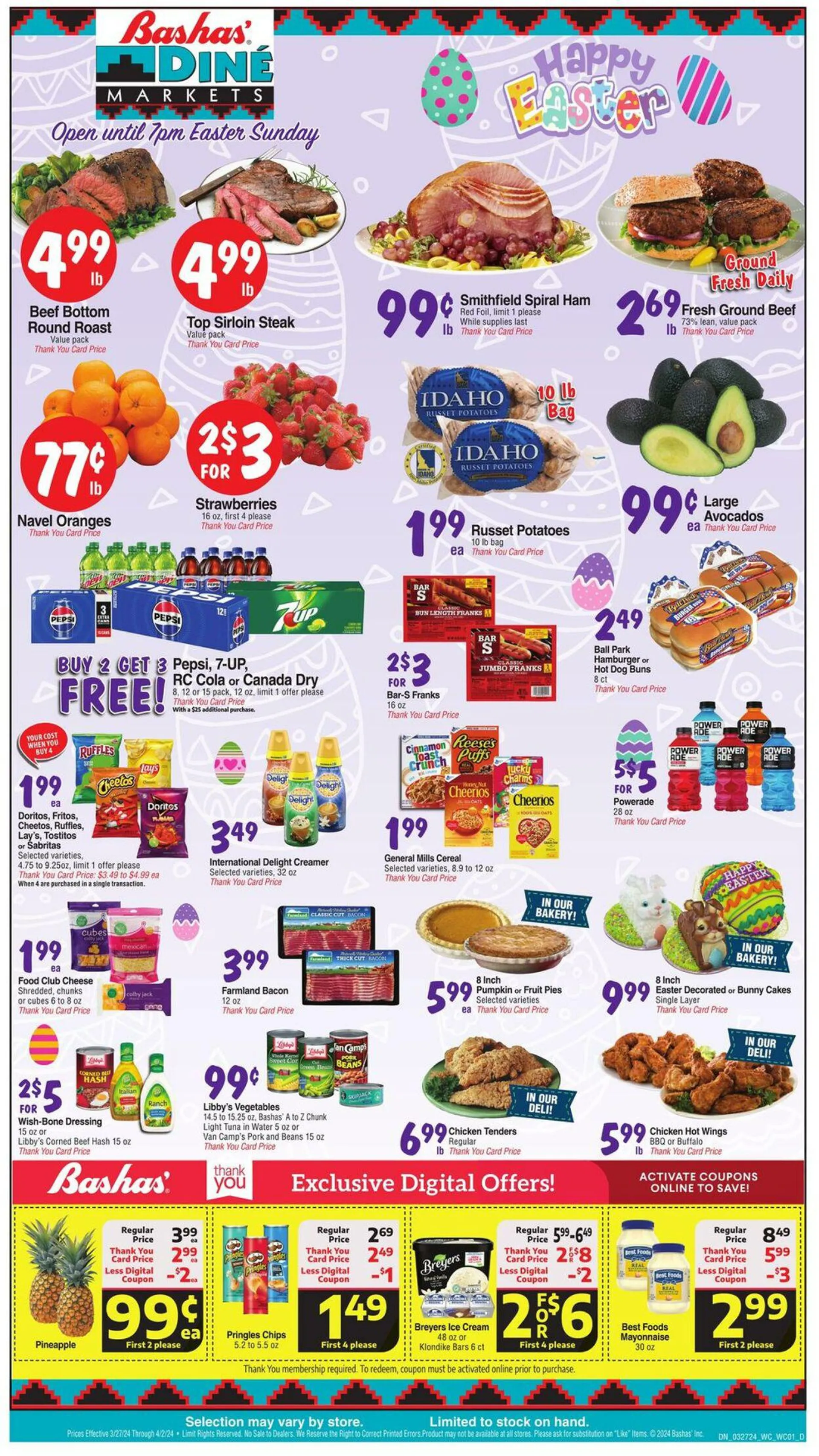 Weekly ad Bashas Current weekly ad from March 27 to April 2 2024 - Page 