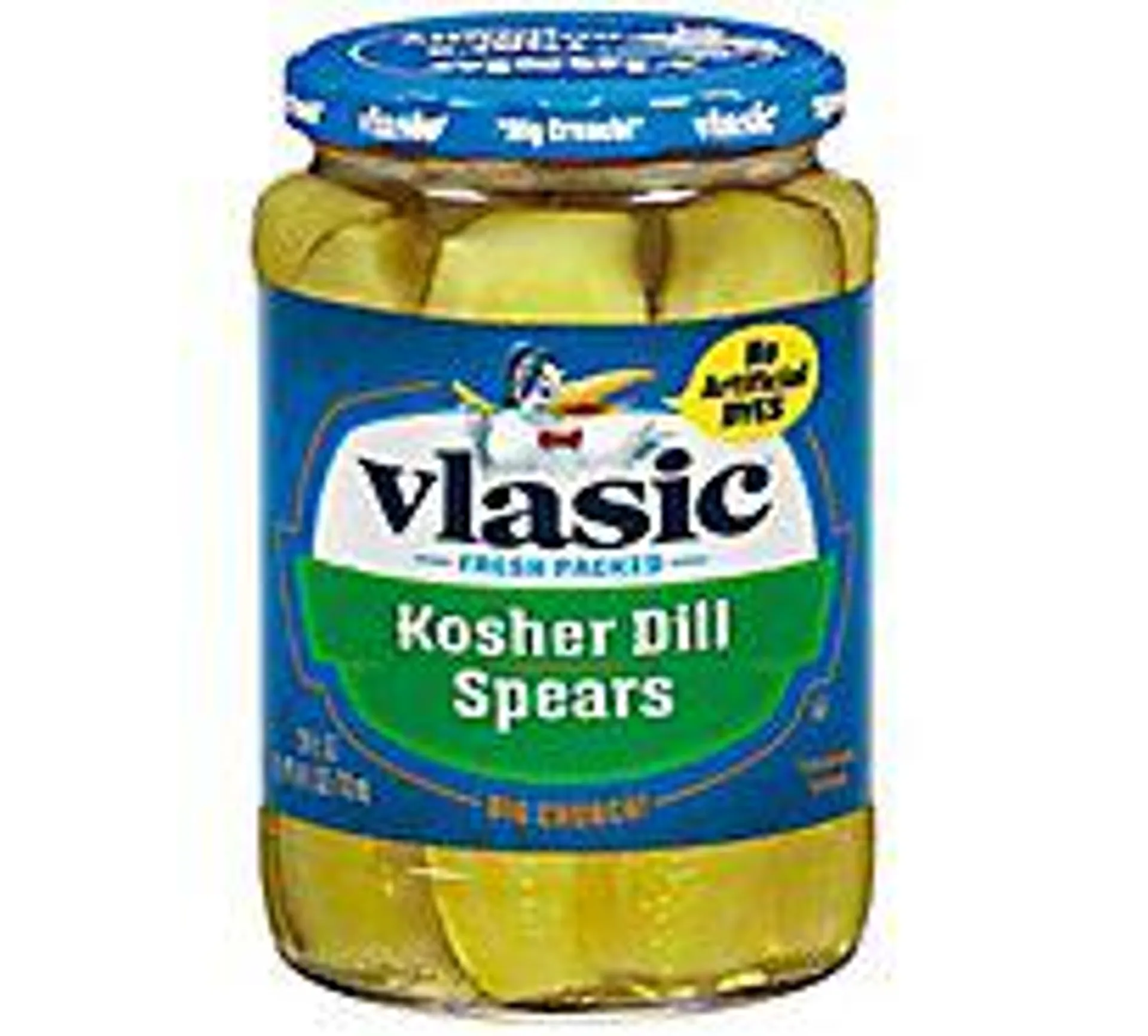 Vlasic Keto Friendly Kosher Dill Pickle Spears - 24 Fl Oz