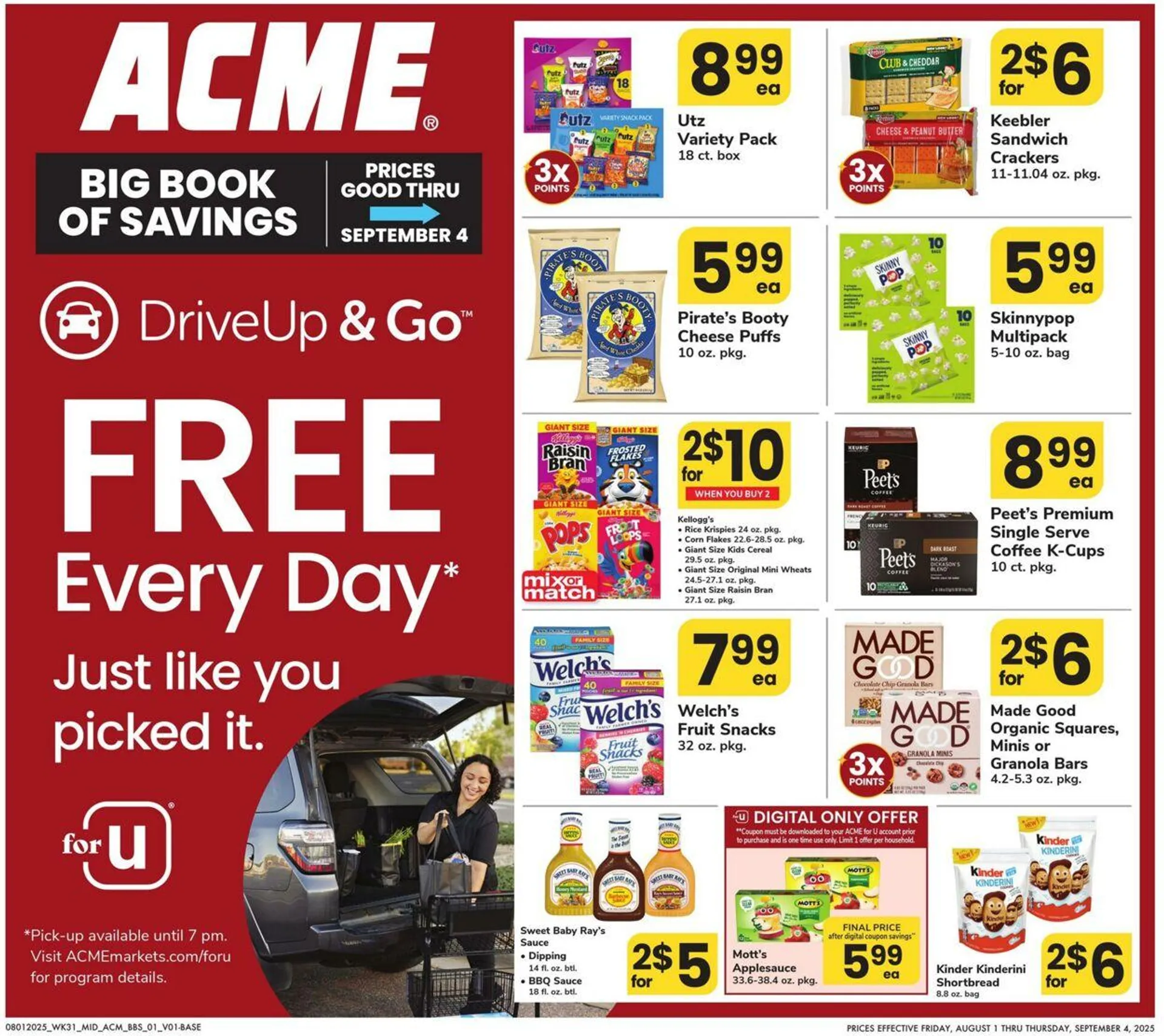 Weekly ad Acme Current weekly ad from August 1 to September 4 2025 - Page 1