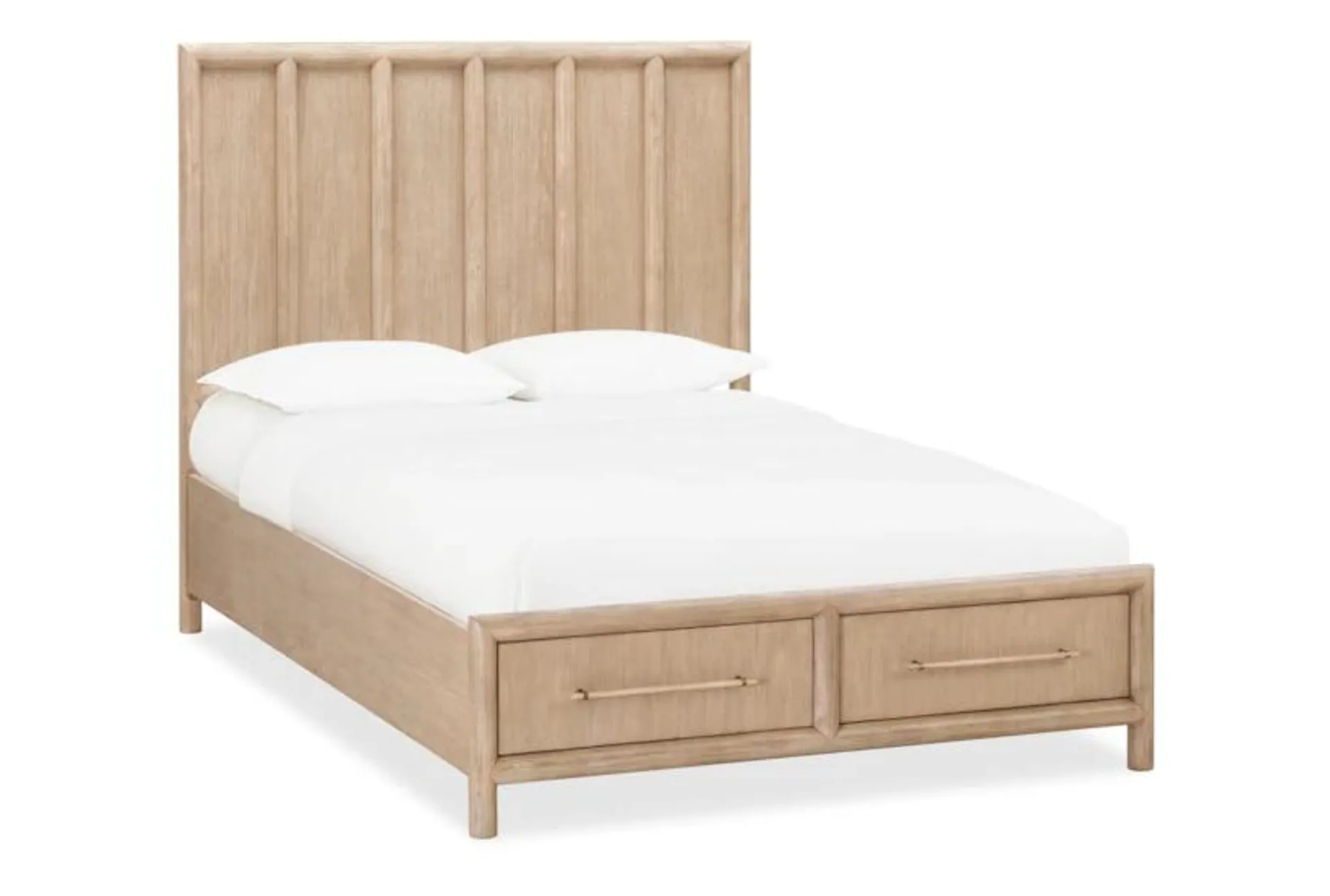 Skylar Queen Wood Platform Storage Bed