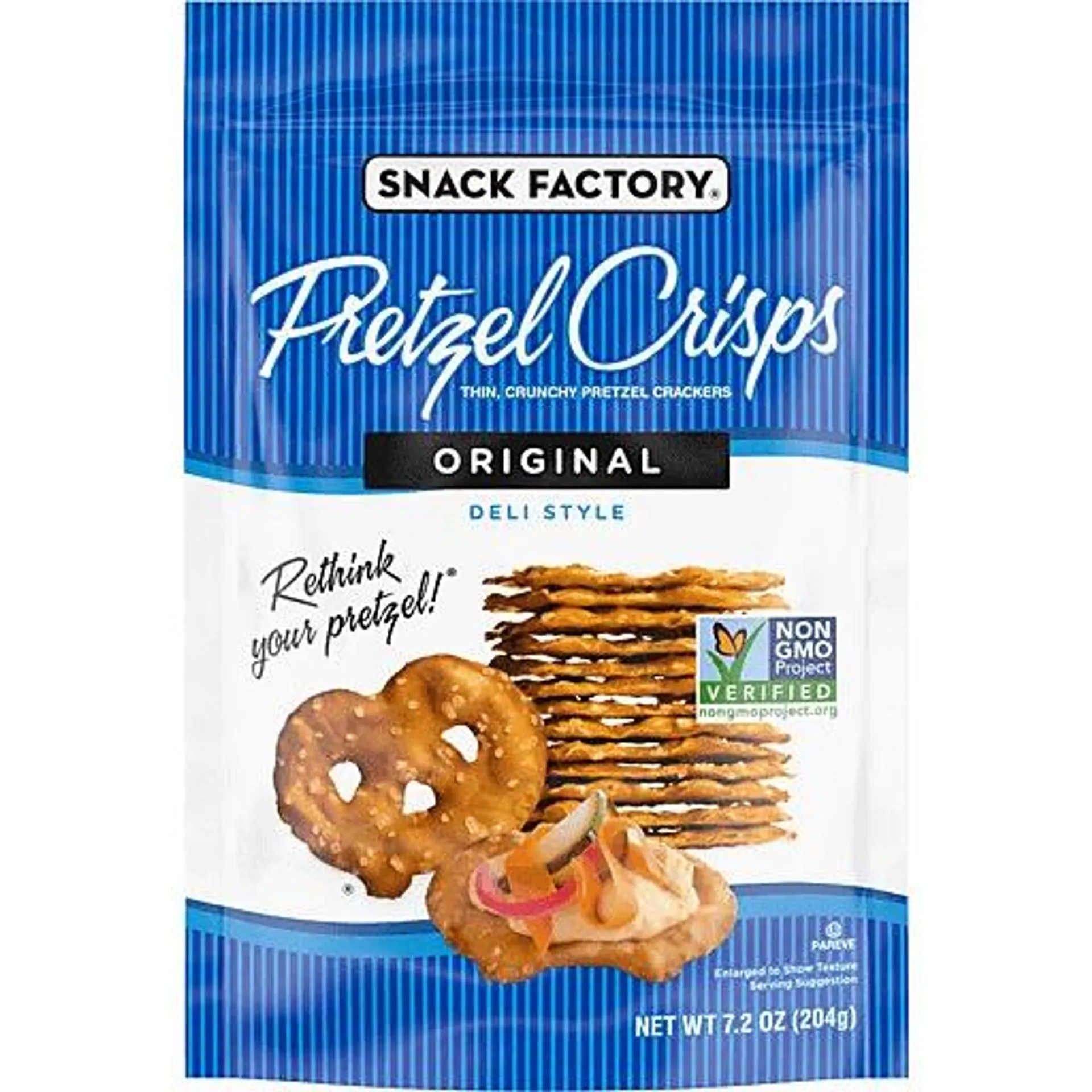 Snack Factory® Original Pretzel Crisps 7.200 oz