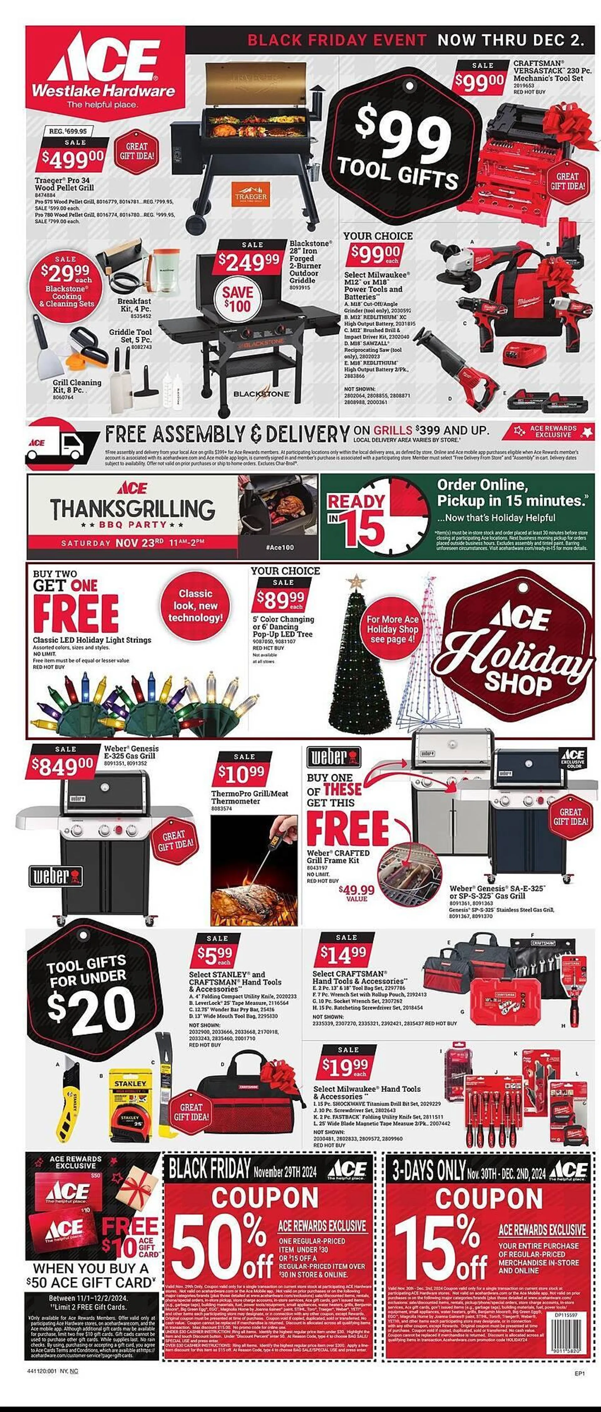 Weekly ad Ace Hardware Weekly Ad from November 5 to December 2 2024 - Page 5