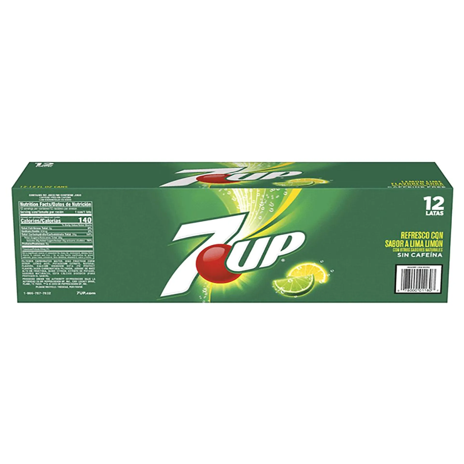 7 Up Regular Soda Cans 12 PK 355ML