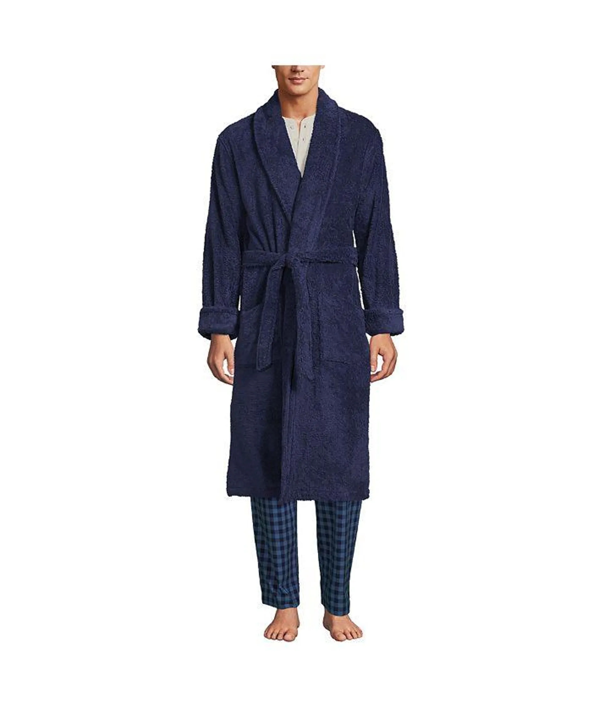 Men's Calf Length Turkish Terry Robe