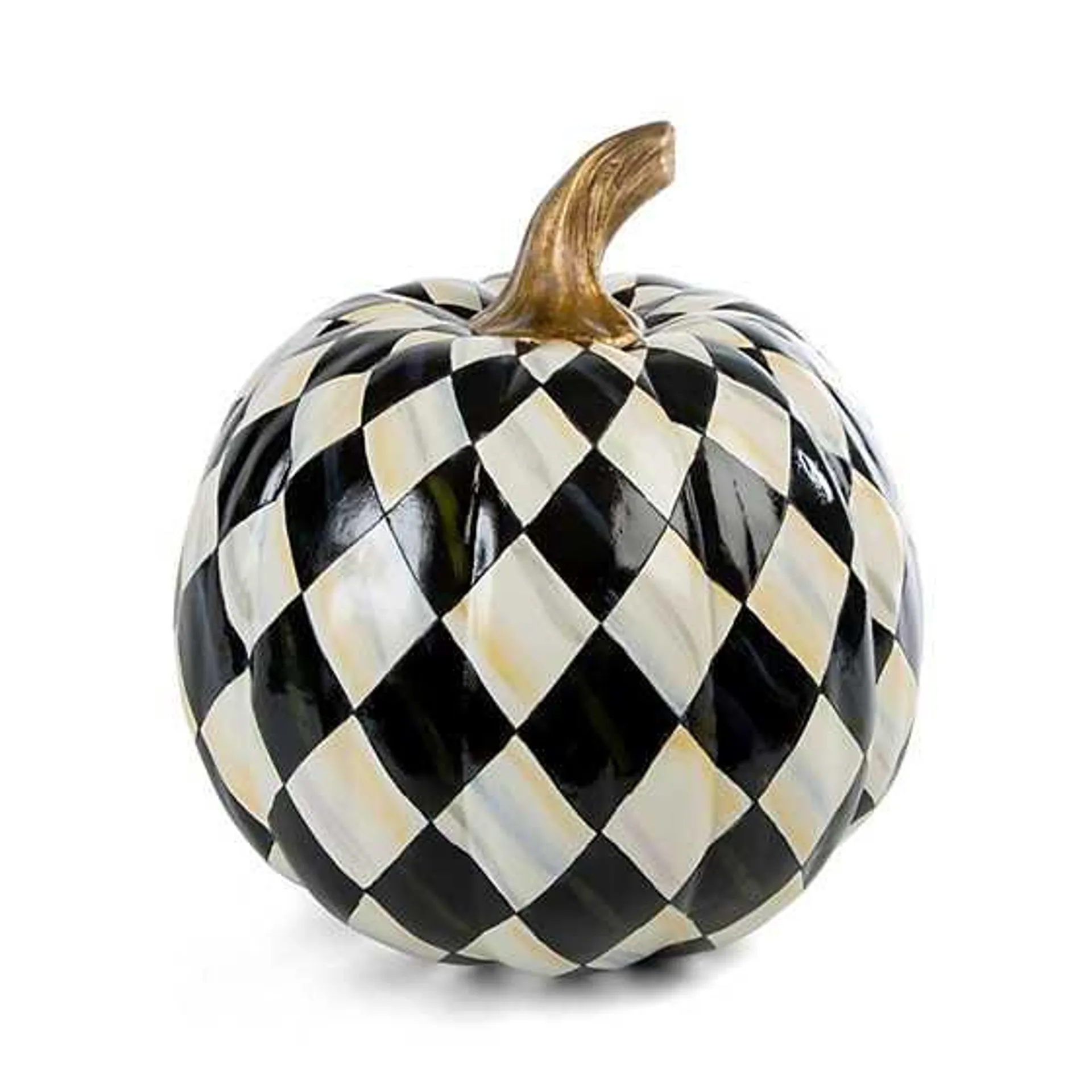 Courtly Harlequin Medium Pumpkin