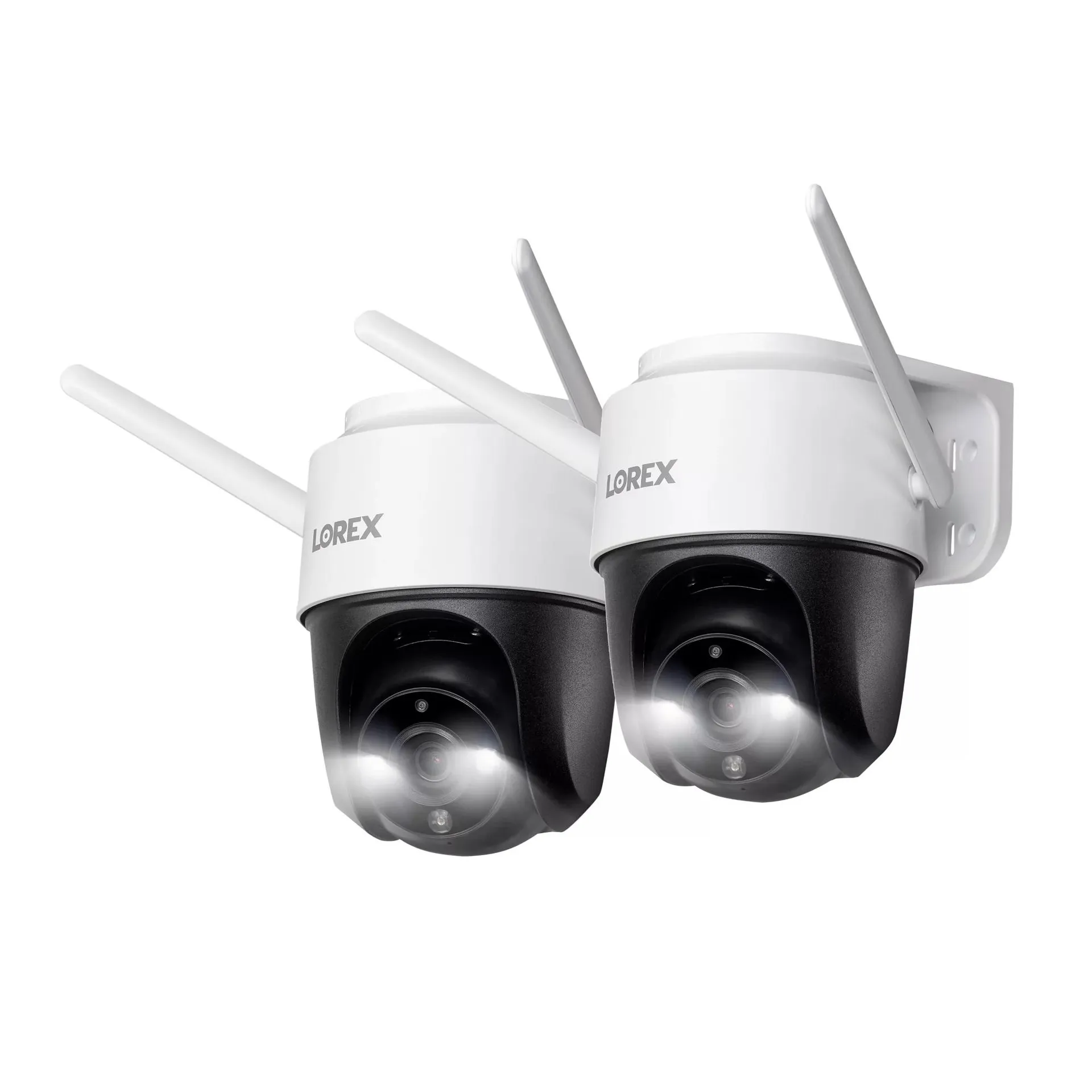 Lorex 2K Pan-Tilt Outdoor Wi-Fi Security Camera, 2 pk.