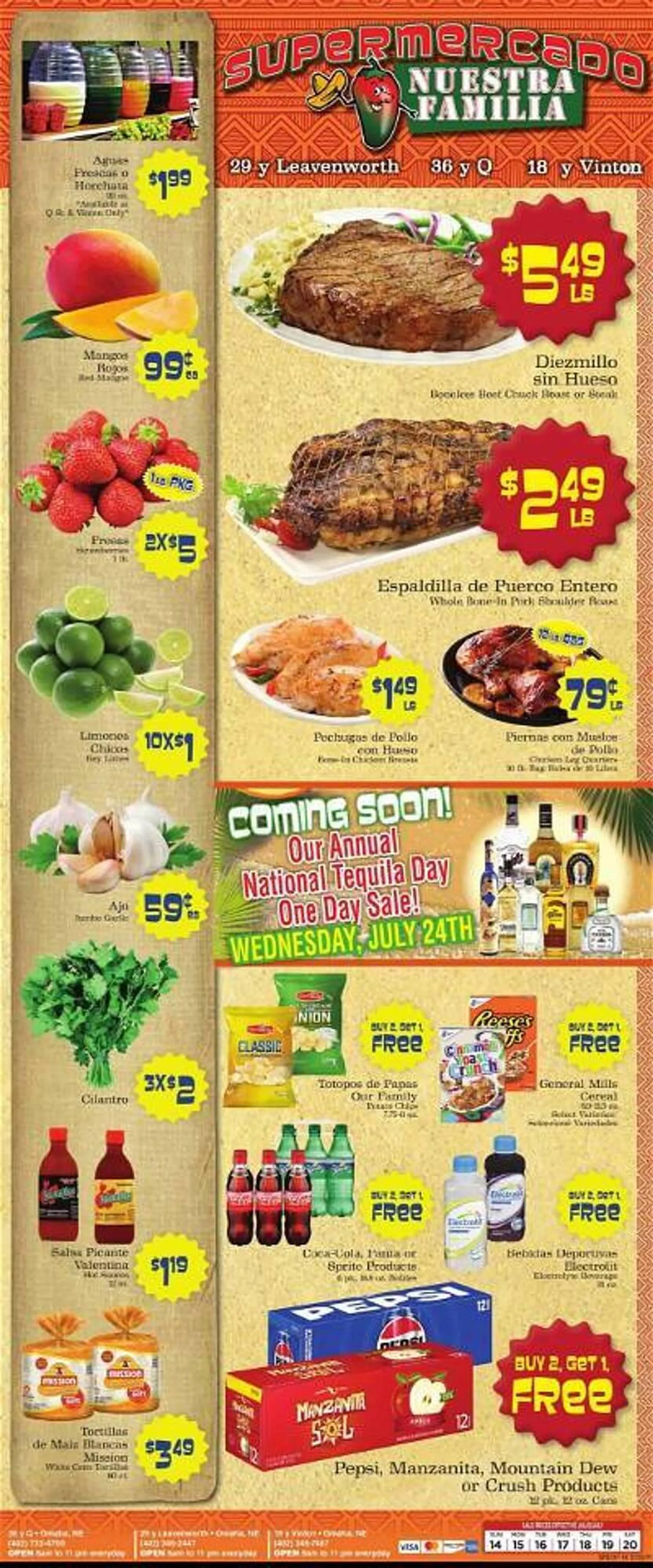 Supermercado Nuestra Familia Weekly Ad - 1