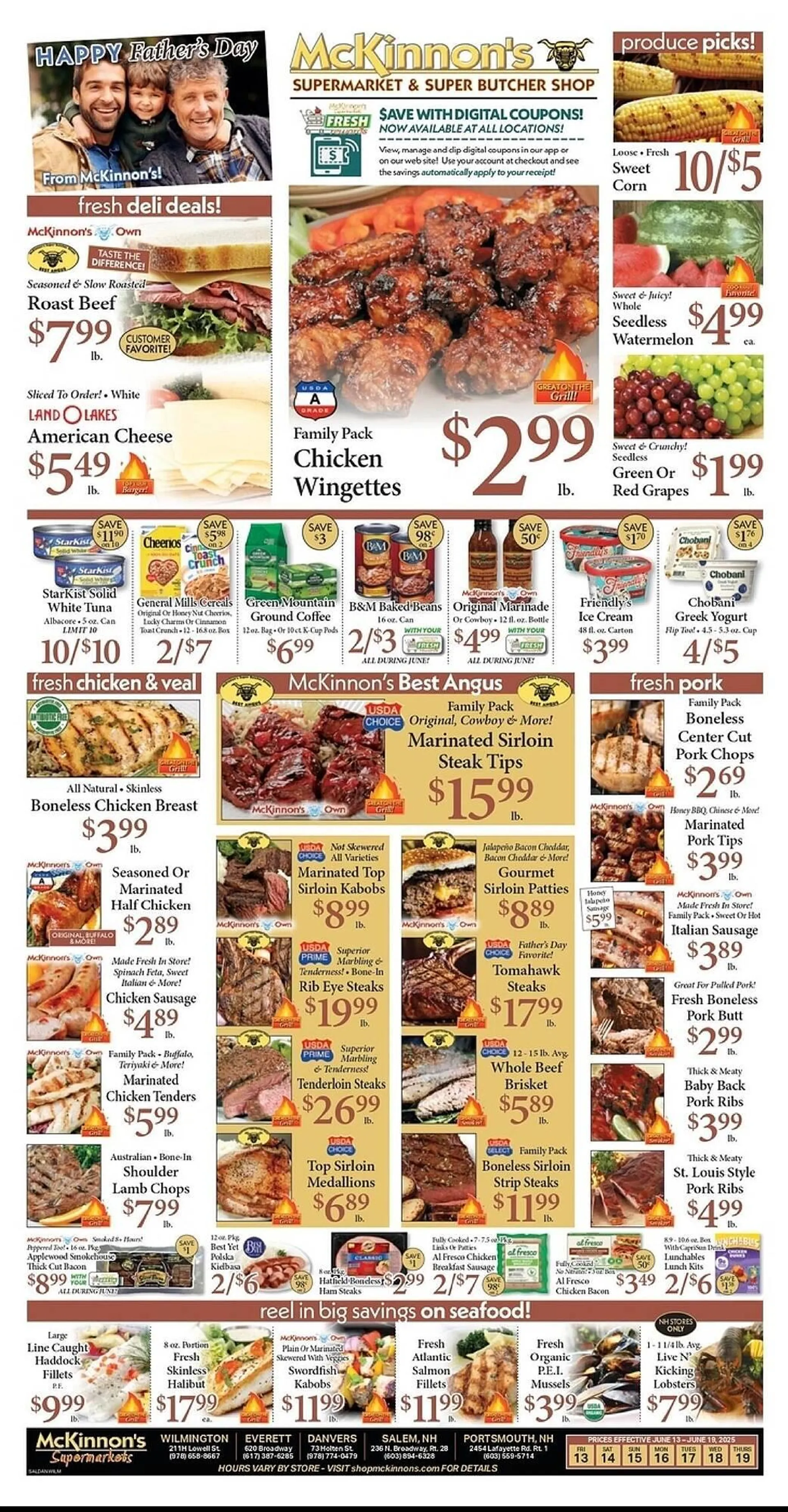 Weekly ad McKinnon's Supermarkets Weekly Ad from June 13 to June 19 2025 - Page 1