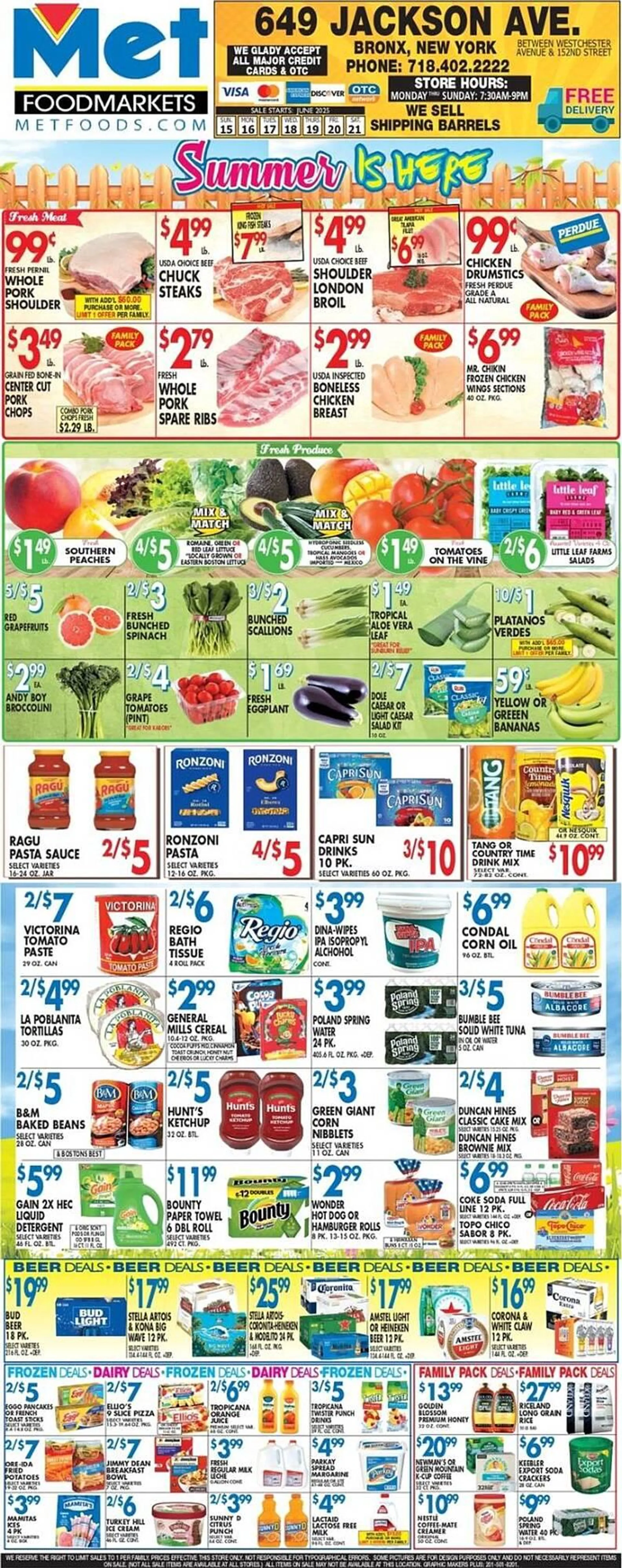 Weekly ad Met Foodmarkets Weekly Ad from June 15 to June 21 2025 - Page 1
