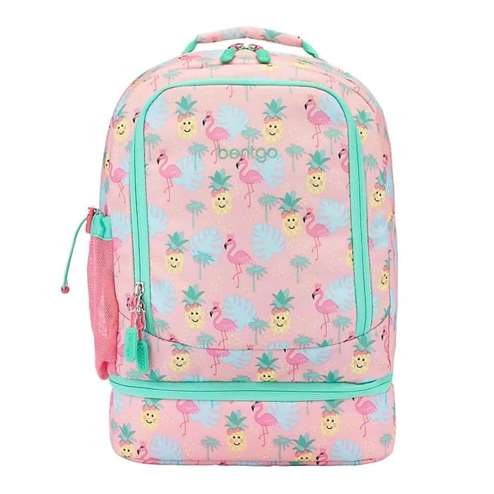 bentgo 2-in-1 Kids Tropical Laptop Backpack,